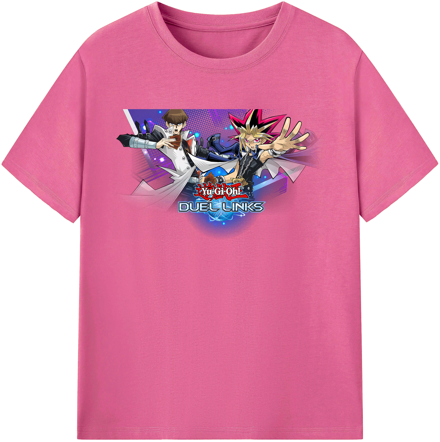 （画像用） 遊☆戯☆王 Yu-Gi-Oh! レディースカジュアルプリントTシャツ（綿100％）