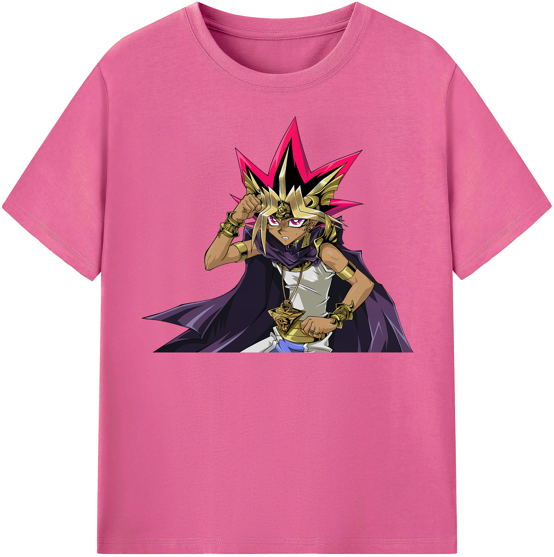 （画像用） 遊☆戯☆王 Yu-Gi-Oh! レディースカジュアルプリントTシャツ（綿100％）