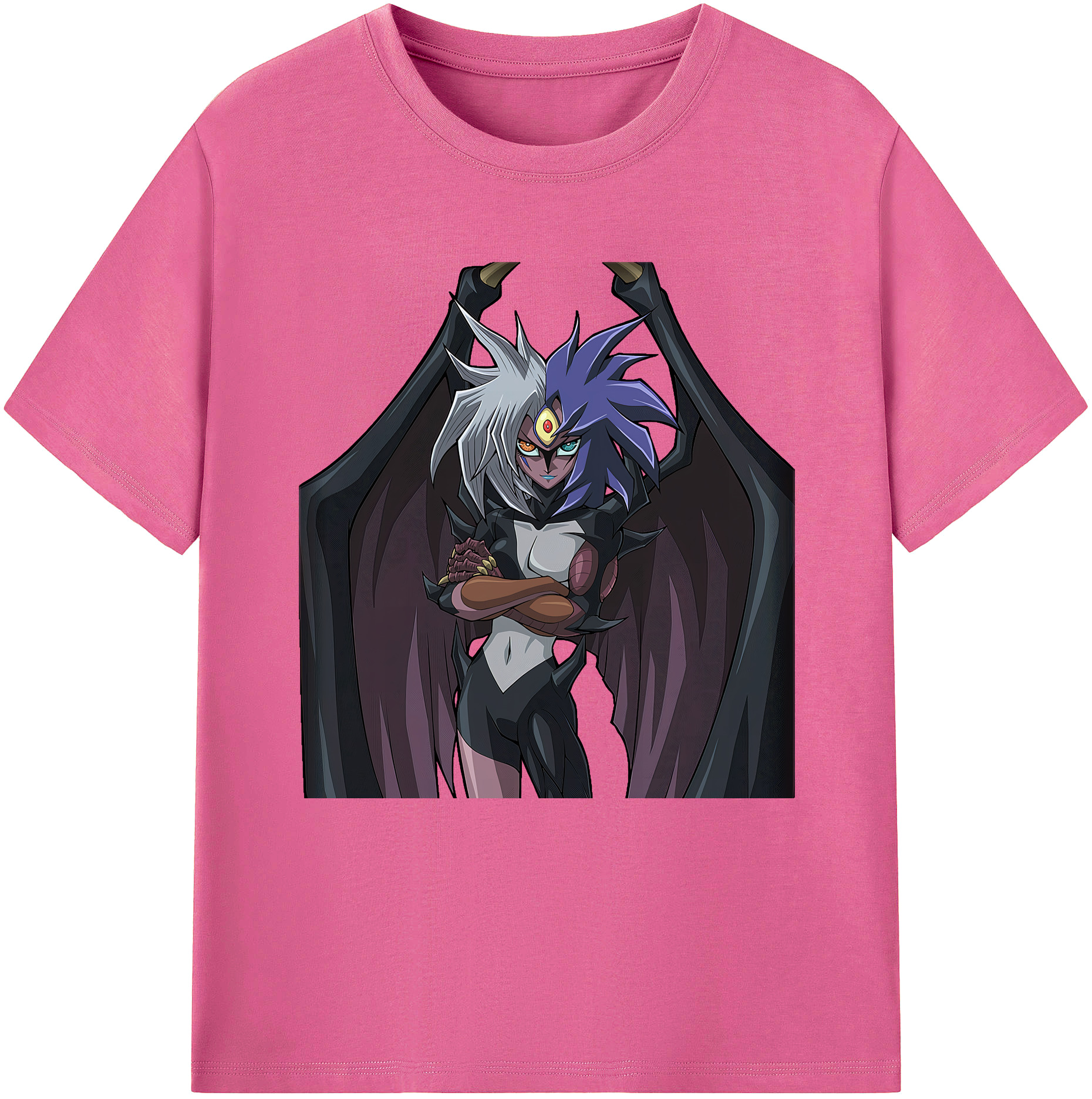 （画像用） 遊☆戯☆王 Yu-Gi-Oh! レディースカジュアルプリントTシャツ（綿100％）