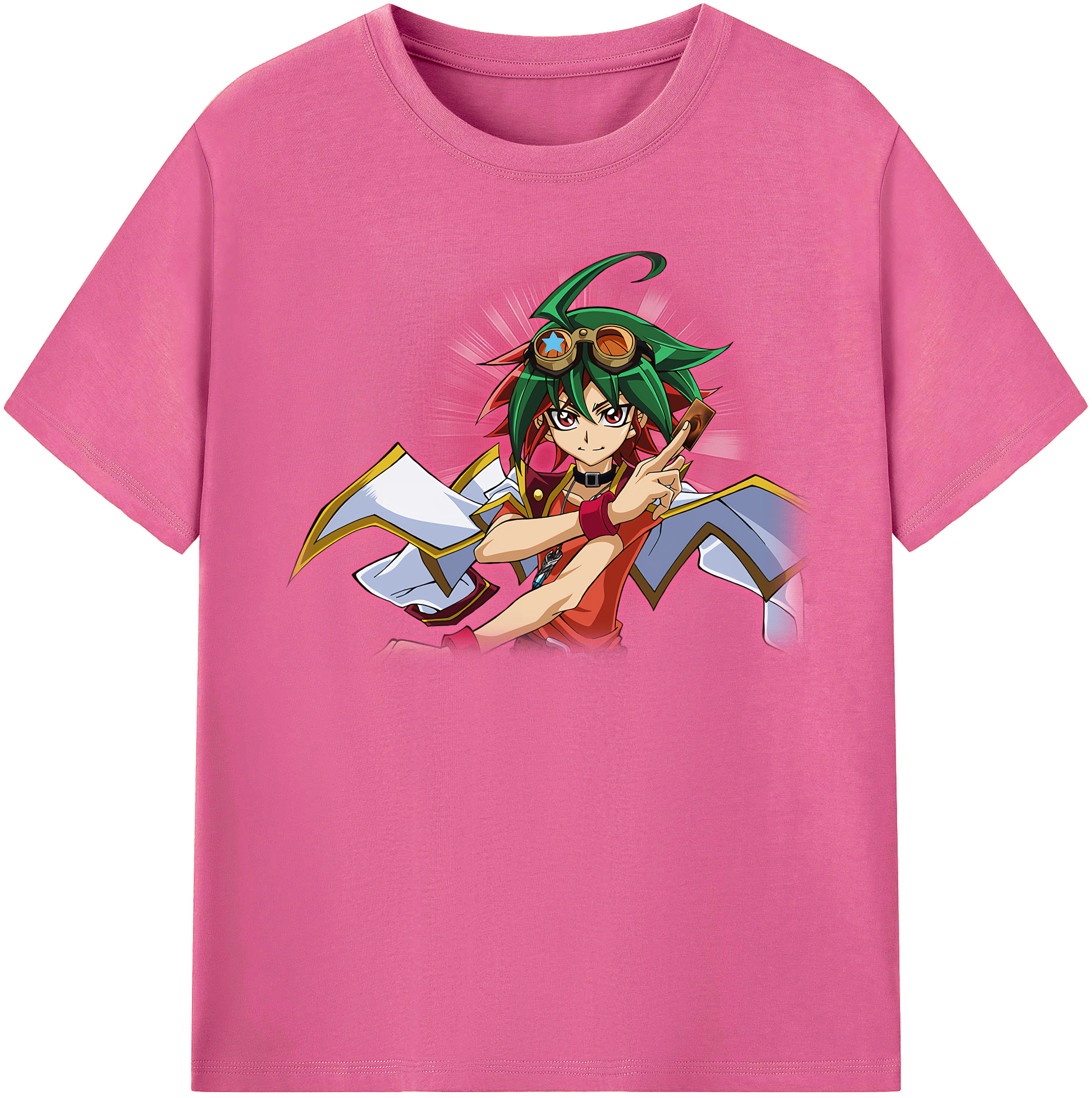 （画像用） 遊☆戯☆王 Yu-Gi-Oh! レディースカジュアルプリントTシャツ（綿100％）