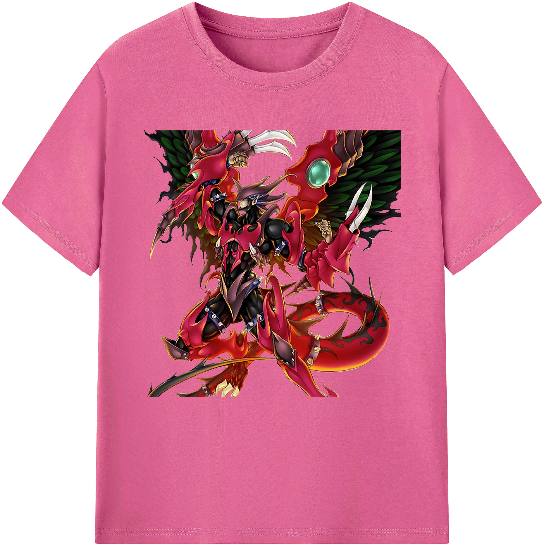 （画像用） 遊☆戯☆王 Yu-Gi-Oh! レディースカジュアルプリントTシャツ（綿100％）