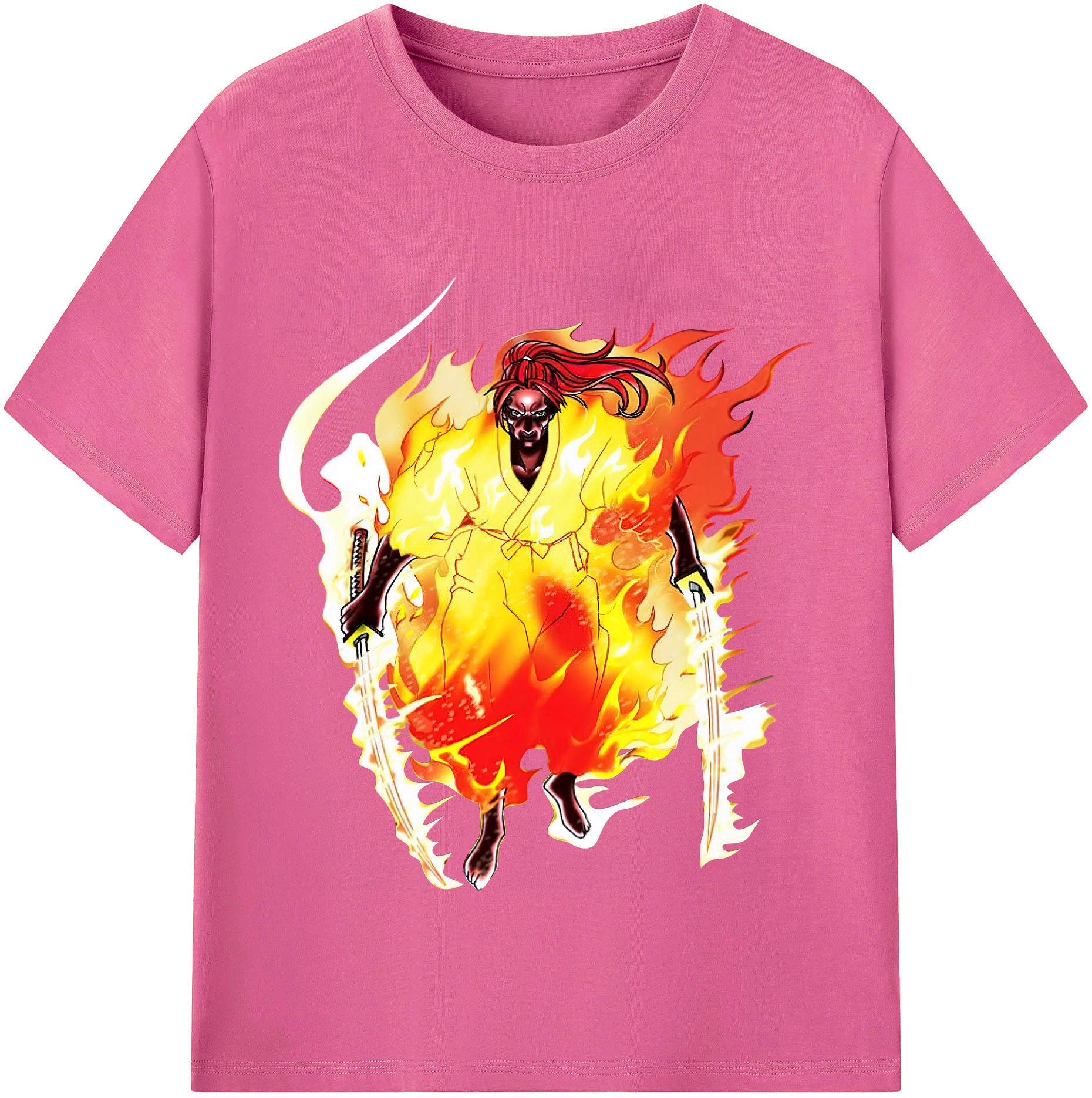 （画像用） 遊☆戯☆王 Yu-Gi-Oh! レディースカジュアルプリントTシャツ（綿100％）