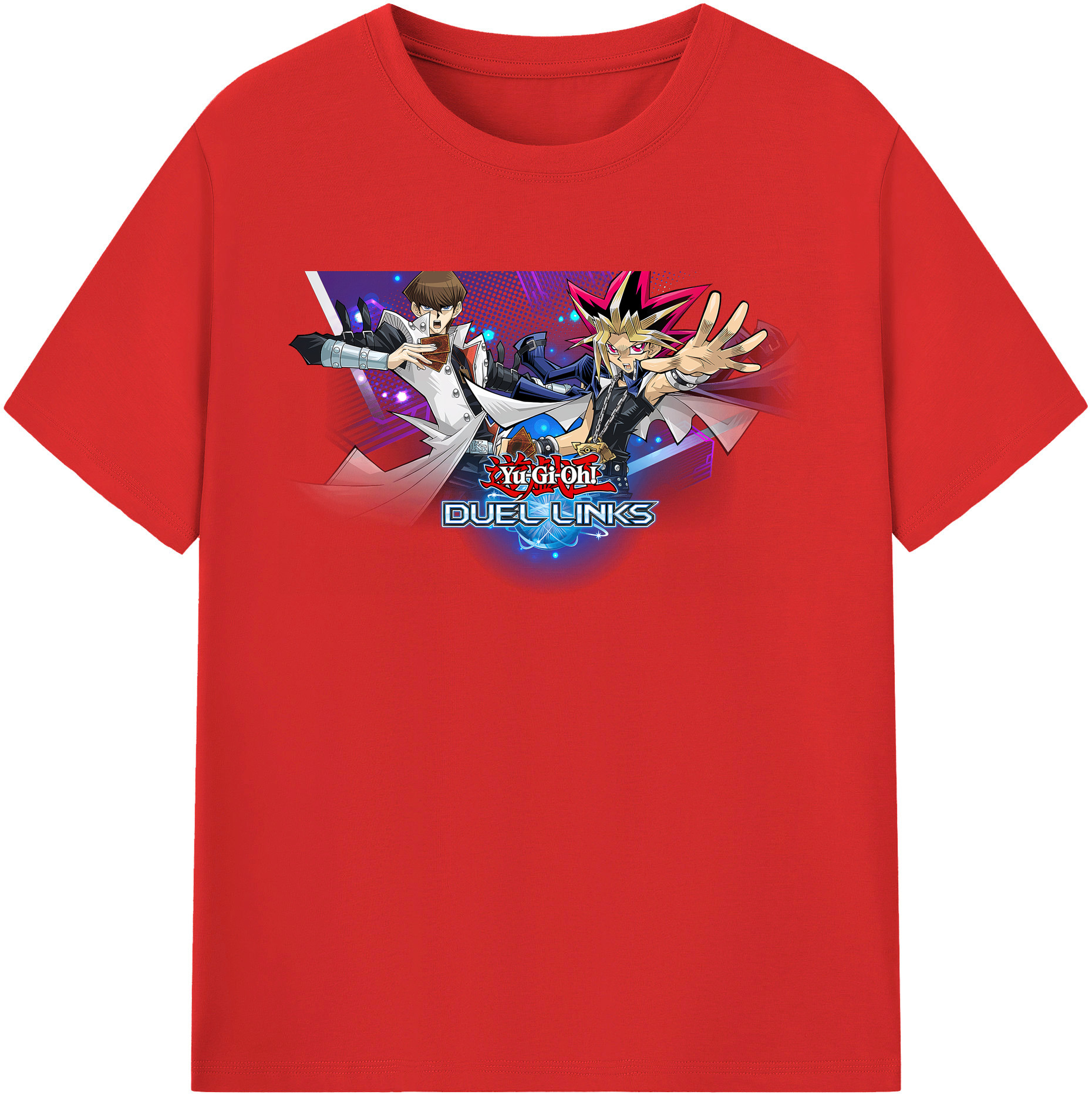 （画像用） 遊☆戯☆王 Yu-Gi-Oh! レディースカジュアルプリントTシャツ（綿100％）