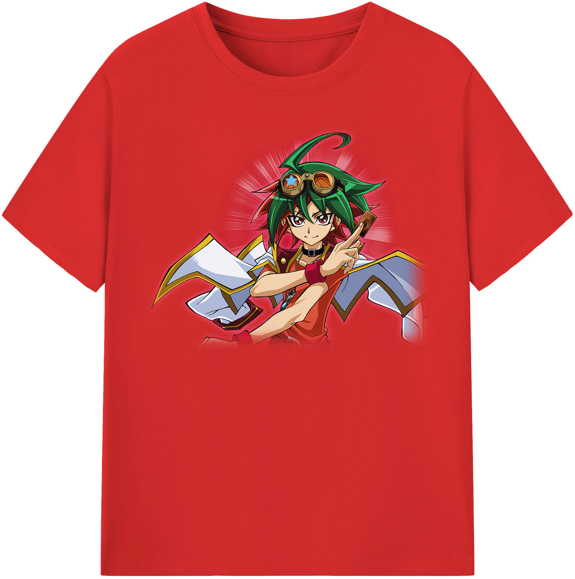 （画像用） 遊☆戯☆王 Yu-Gi-Oh! レディースカジュアルプリントTシャツ（綿100％）