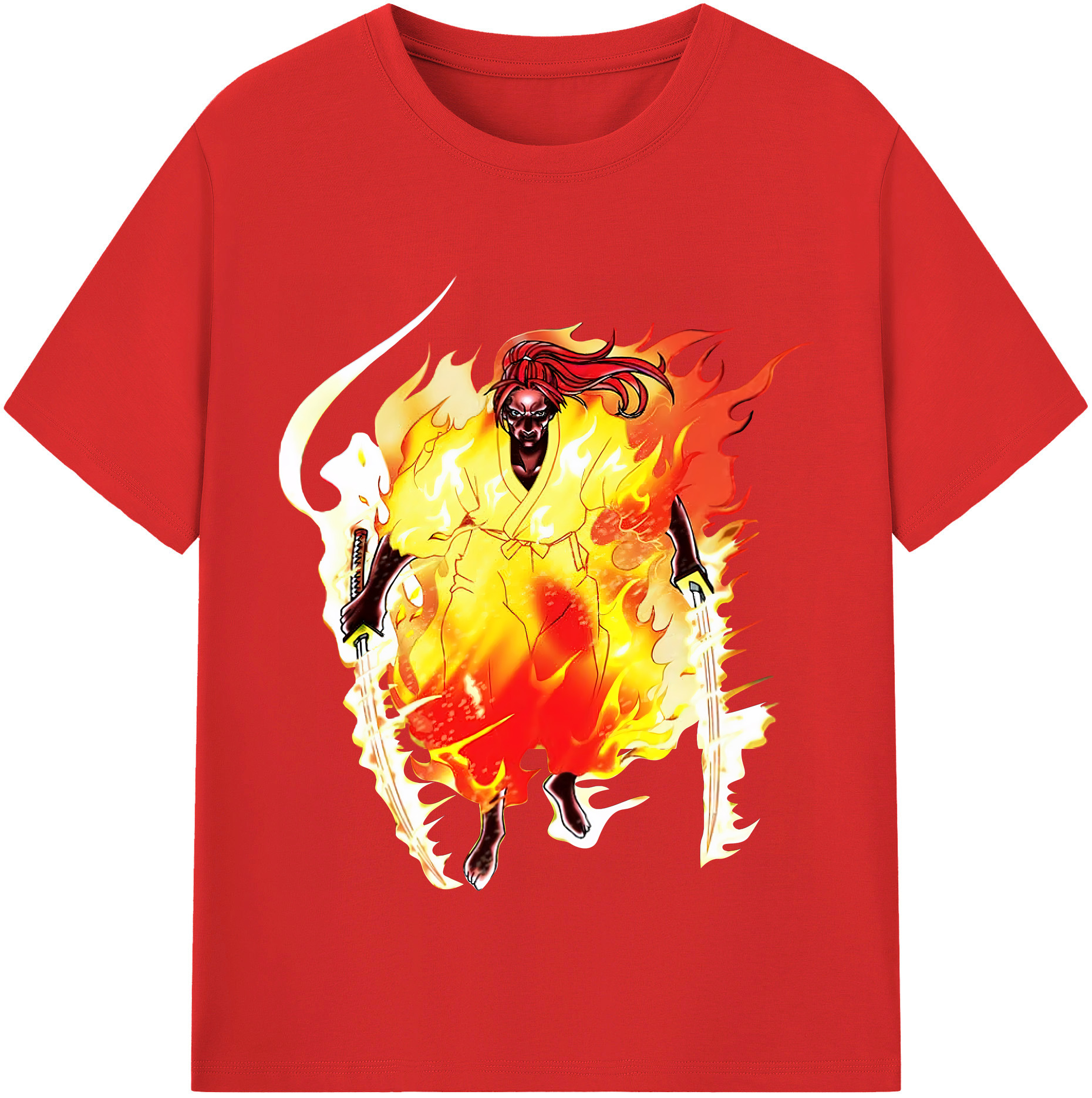 （画像用） 遊☆戯☆王 Yu-Gi-Oh! レディースカジュアルプリントTシャツ（綿100％）