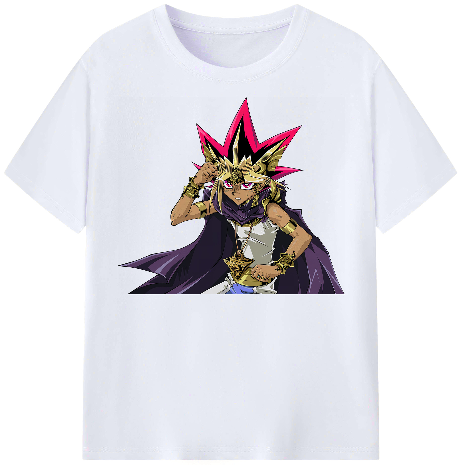 （画像用） 遊☆戯☆王 Yu-Gi-Oh! レディースカジュアルプリントTシャツ（綿100％）