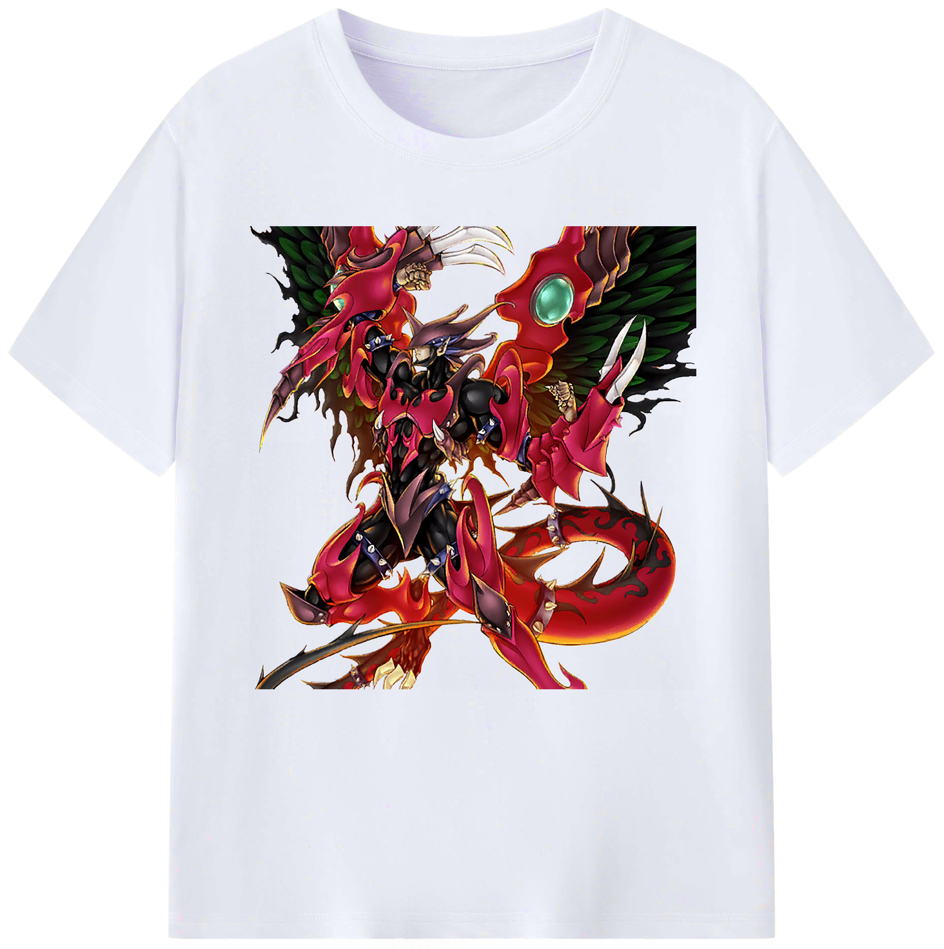 （画像用） 遊☆戯☆王 Yu-Gi-Oh! レディースカジュアルプリントTシャツ（綿100％）
