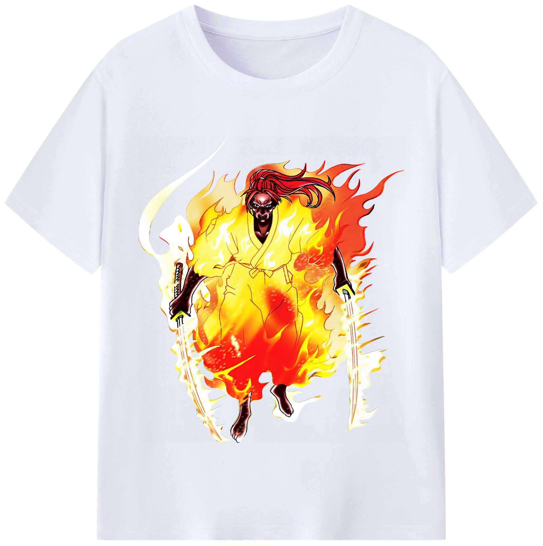 （画像用） 遊☆戯☆王 Yu-Gi-Oh! レディースカジュアルプリントTシャツ（綿100％）