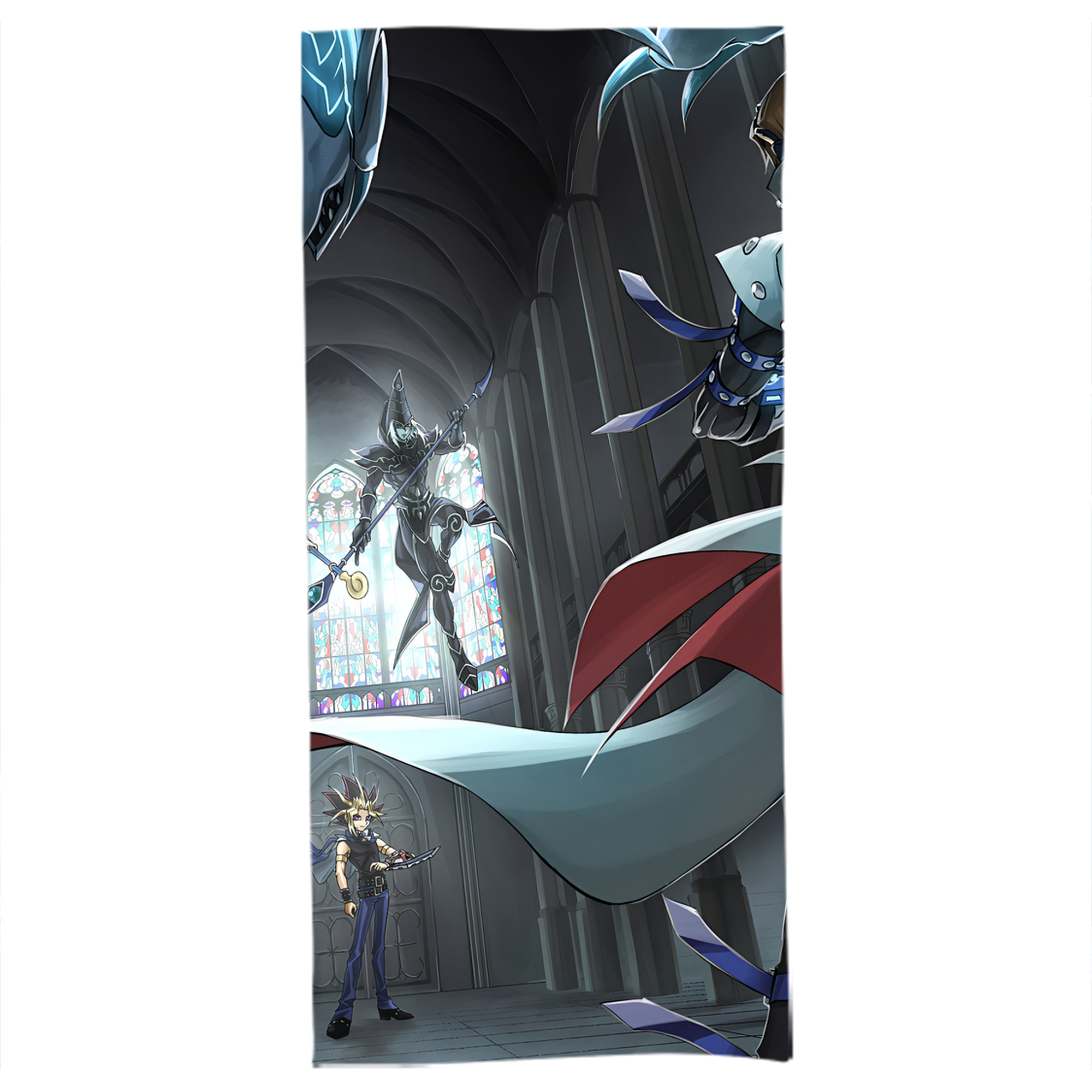 （画像用） 遊☆戯☆王 Yu-Gi-Oh! 大判バスタオル 70×140cm 吸水速乾 柔らかい肌触り