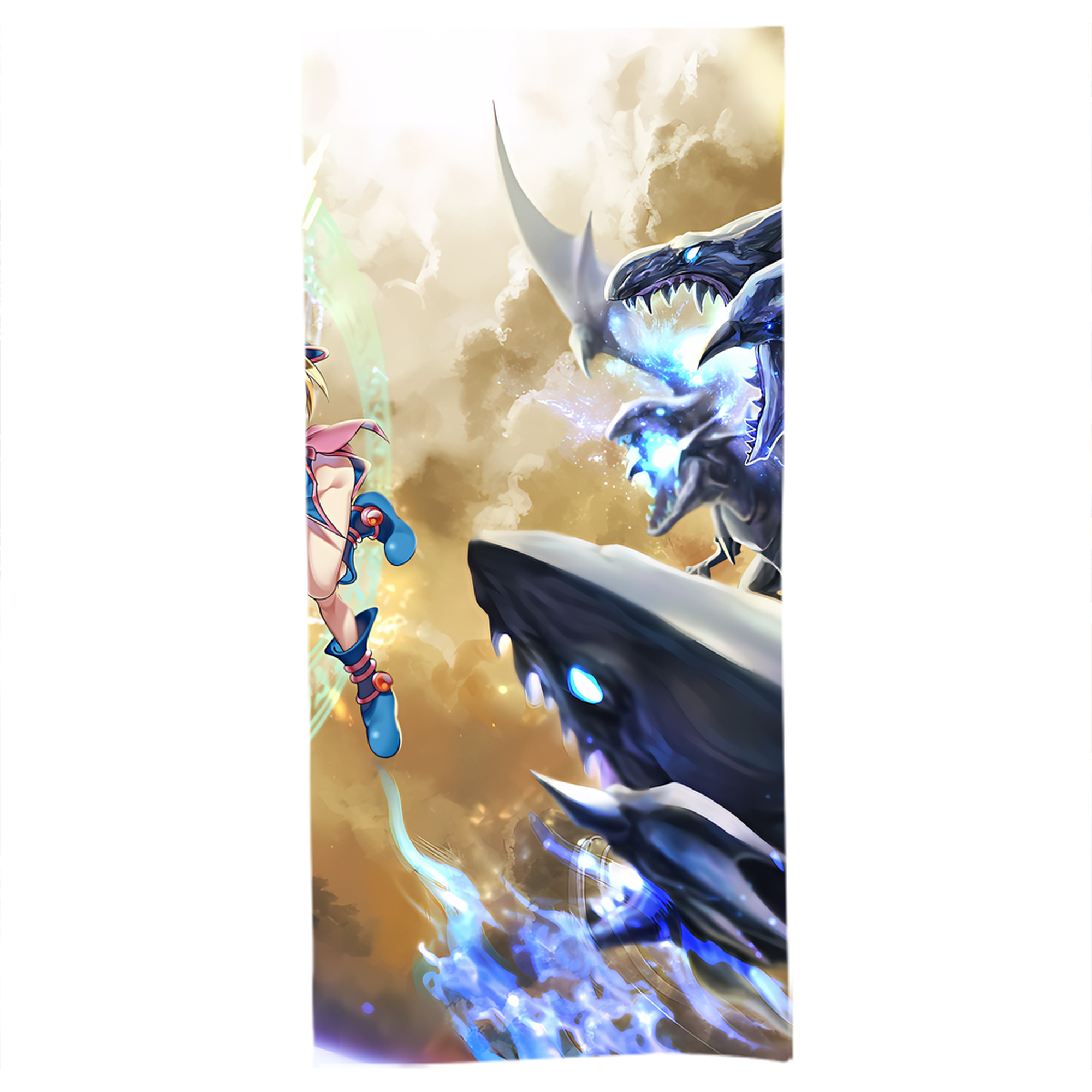 （画像用） 遊☆戯☆王 Yu-Gi-Oh! 大判バスタオル 70×140cm 吸水速乾 柔らかい肌触り