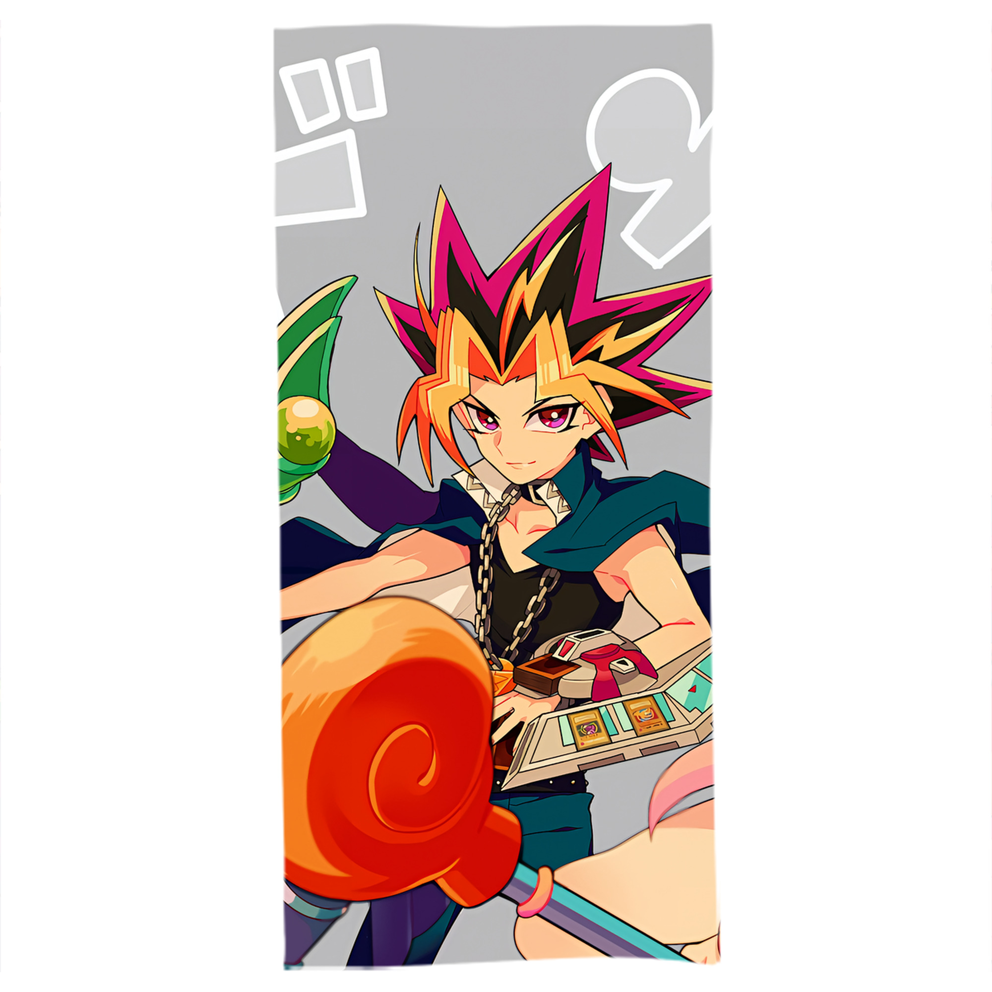 （画像用） 遊☆戯☆王 Yu-Gi-Oh! 大判バスタオル 70×140cm 吸水速乾 柔らかい肌触り