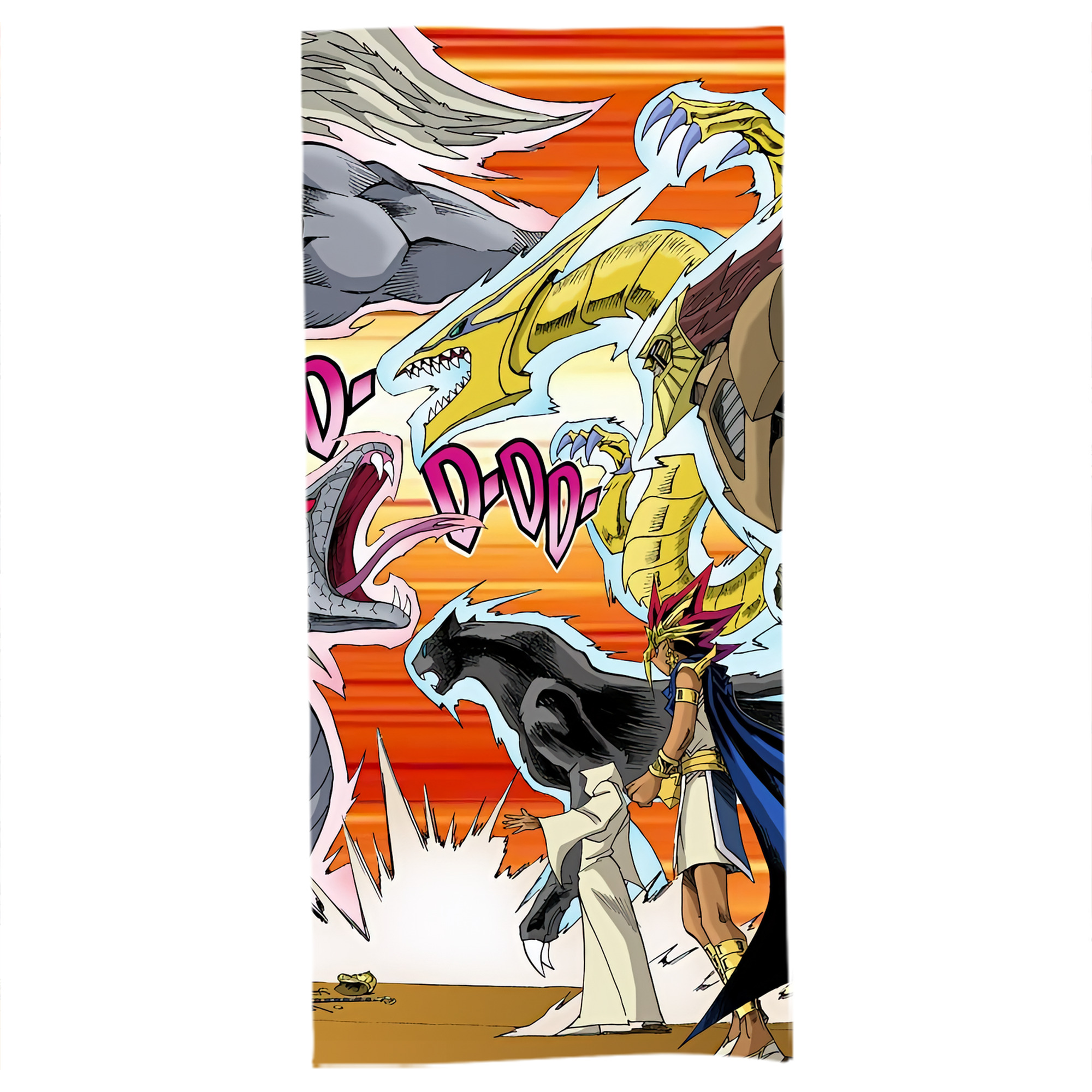 （画像用） 遊☆戯☆王 Yu-Gi-Oh! 大判バスタオル 70×140cm 吸水速乾 柔らかい肌触り
