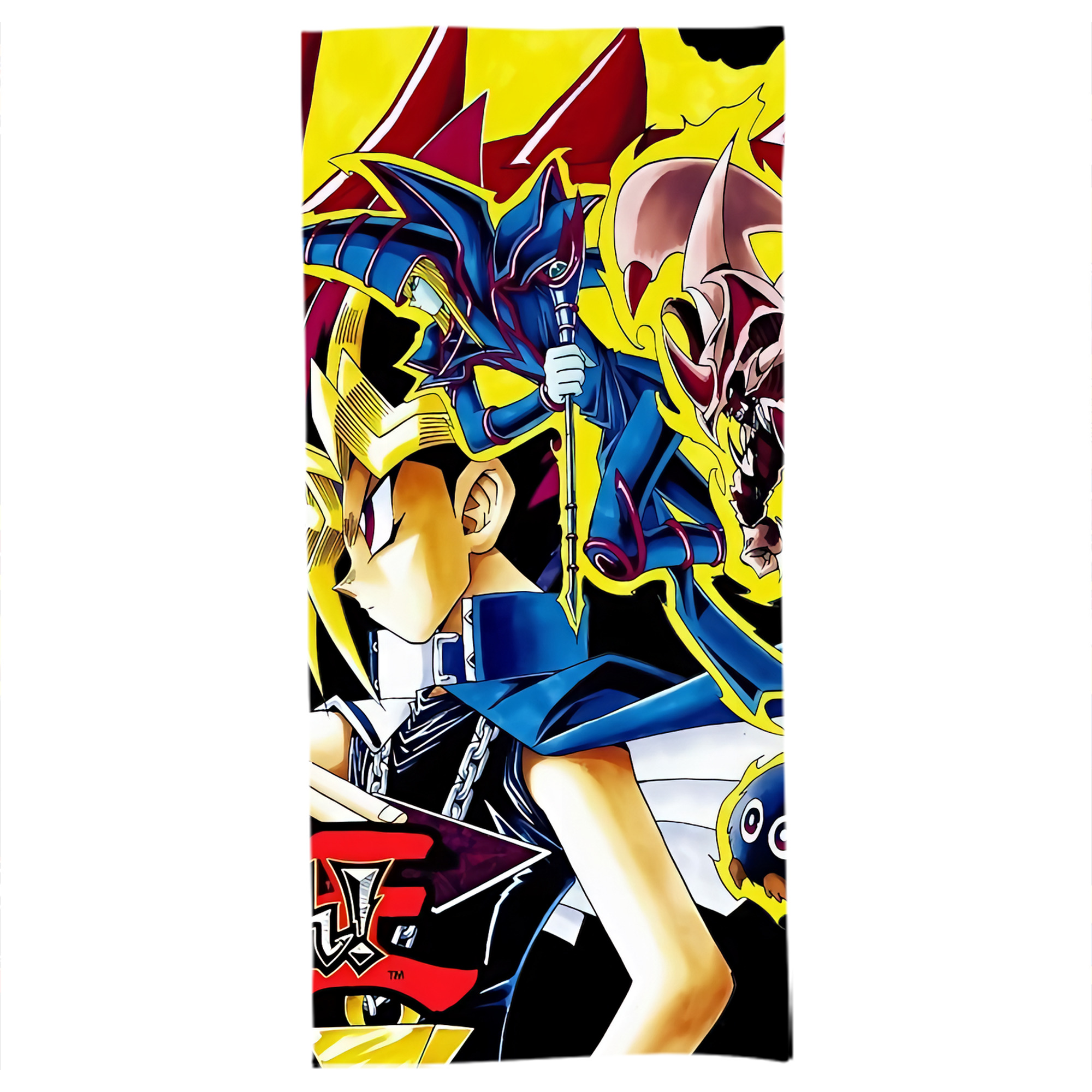（画像用） 遊☆戯☆王 Yu-Gi-Oh! 大判バスタオル 70×140cm 吸水速乾 柔らかい肌触り