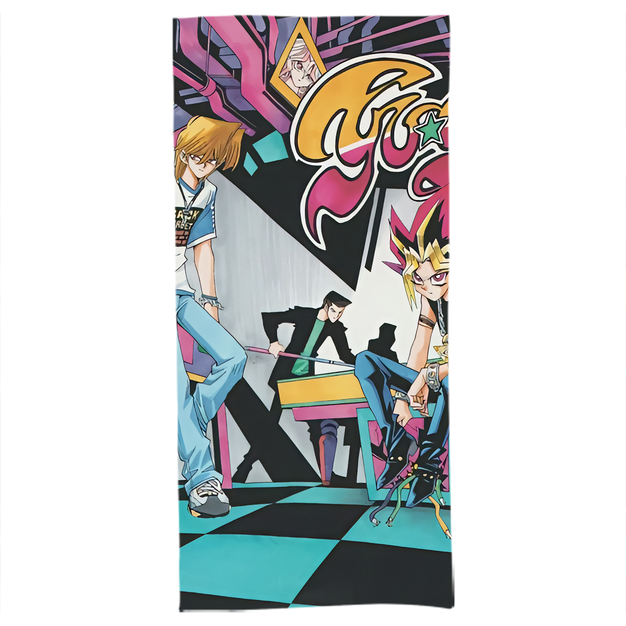 （画像用） 遊☆戯☆王 Yu-Gi-Oh! 大判バスタオル 70×140cm 吸水速乾 柔らかい肌触り