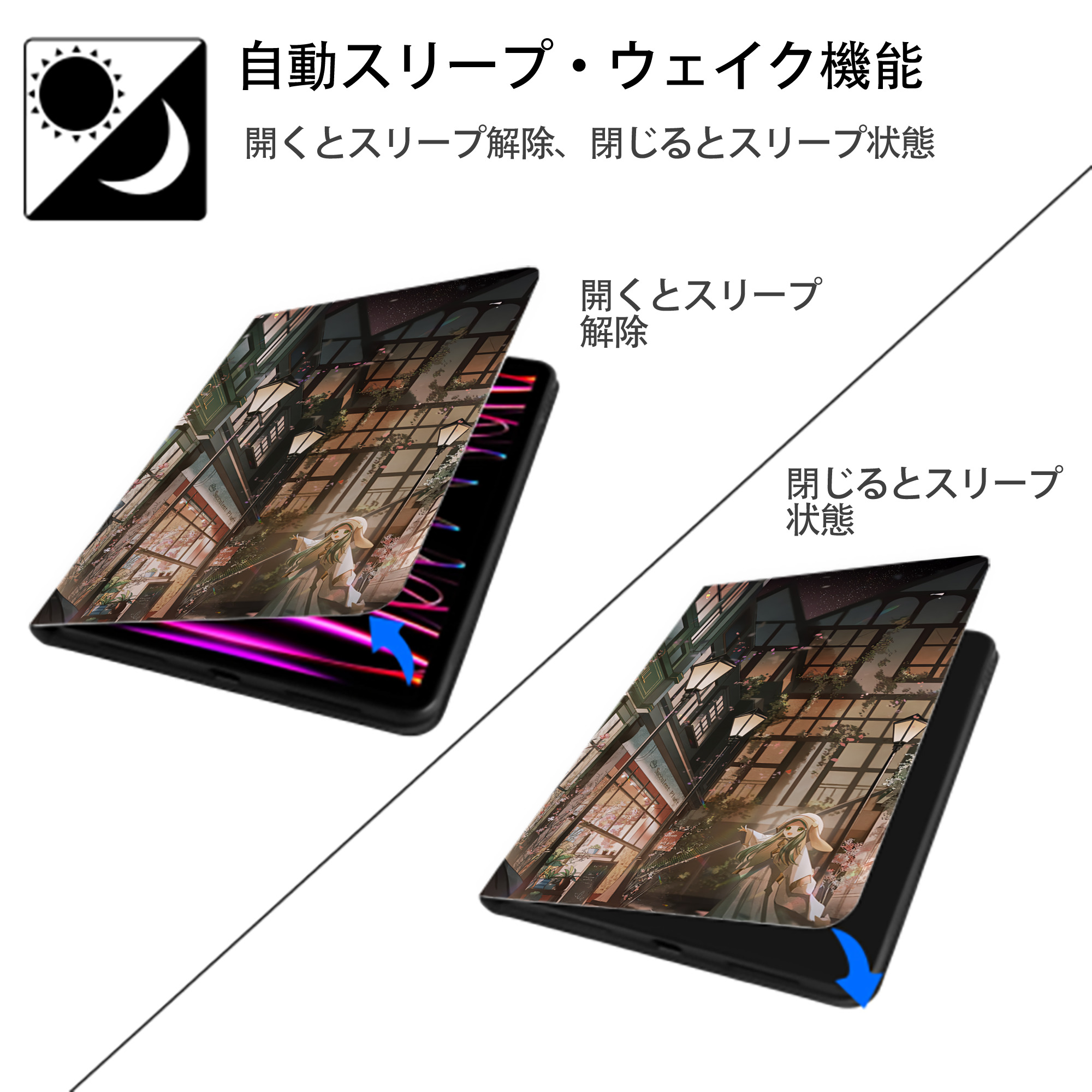 遊☆戯☆王 Yu-Gi-Oh! IPad ケース ブック型 PUレザー TPU 耐衝撃 軽量 薄型 ペン収納なし 全面保護 IPad 各モデル対応
