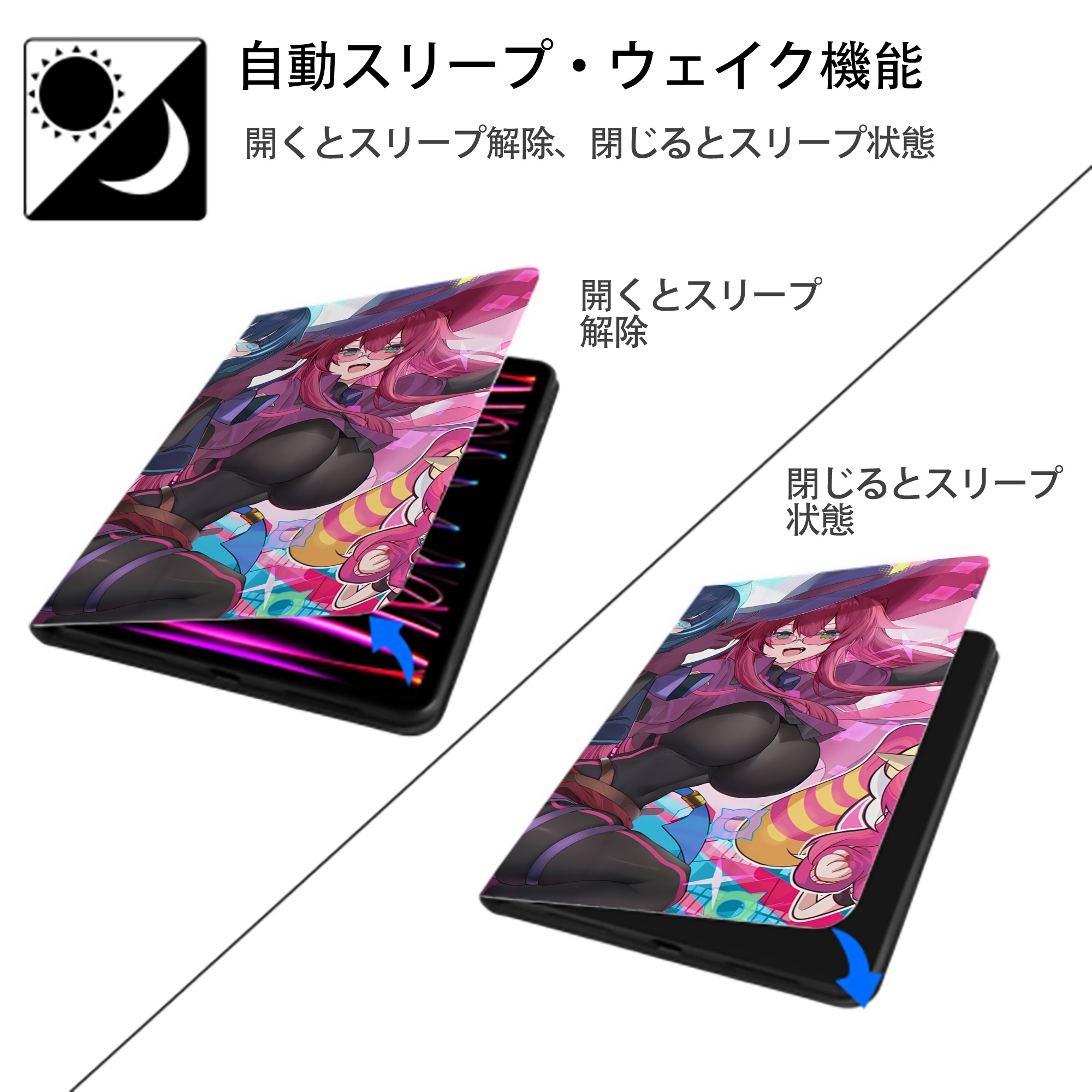 遊☆戯☆王 Yu-Gi-Oh! IPad ケース ブック型 PUレザー TPU 耐衝撃 軽量 薄型 ペン収納なし 全面保護 IPad 各モデル対応