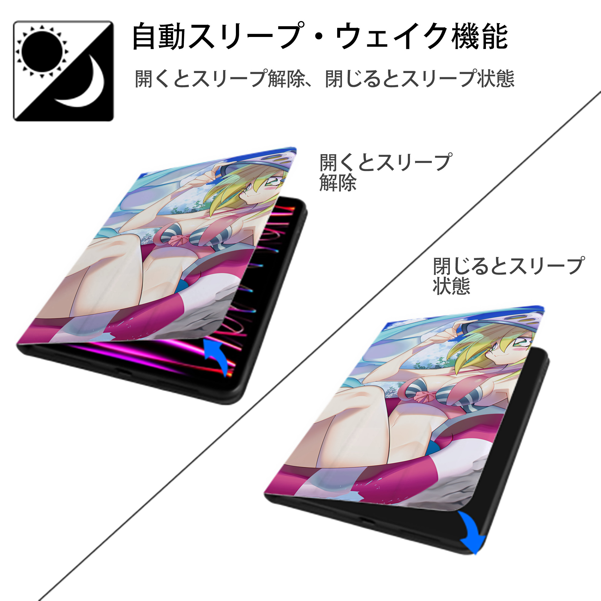 遊☆戯☆王 Yu-Gi-Oh! IPad ケース ブック型 PUレザー TPU 耐衝撃 軽量 薄型 ペン収納なし 全面保護 IPad 各モデル対応