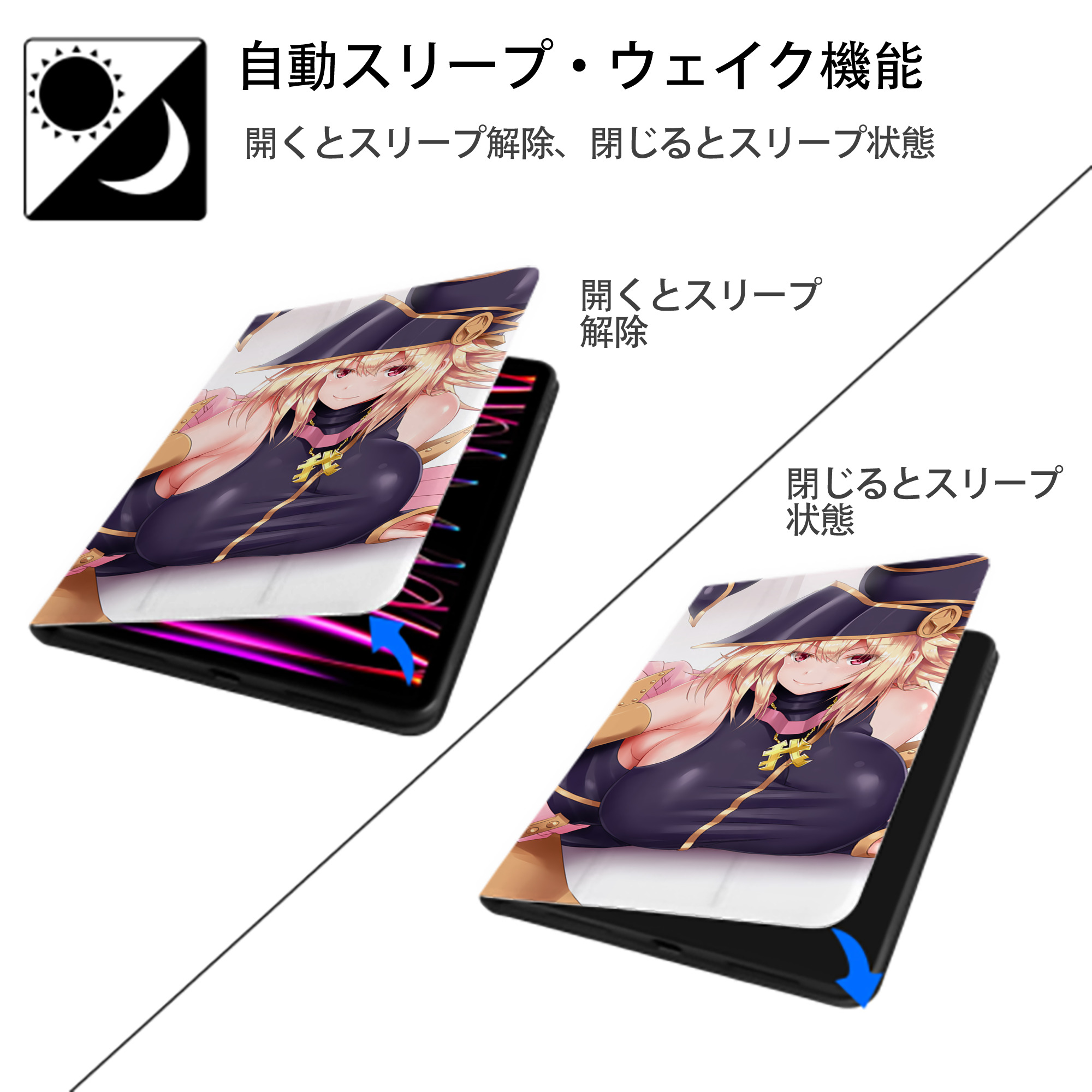 遊☆戯☆王 Yu-Gi-Oh! IPad ケース ブック型 PUレザー TPU 耐衝撃 軽量 薄型 ペン収納なし 全面保護 IPad 各モデル対応