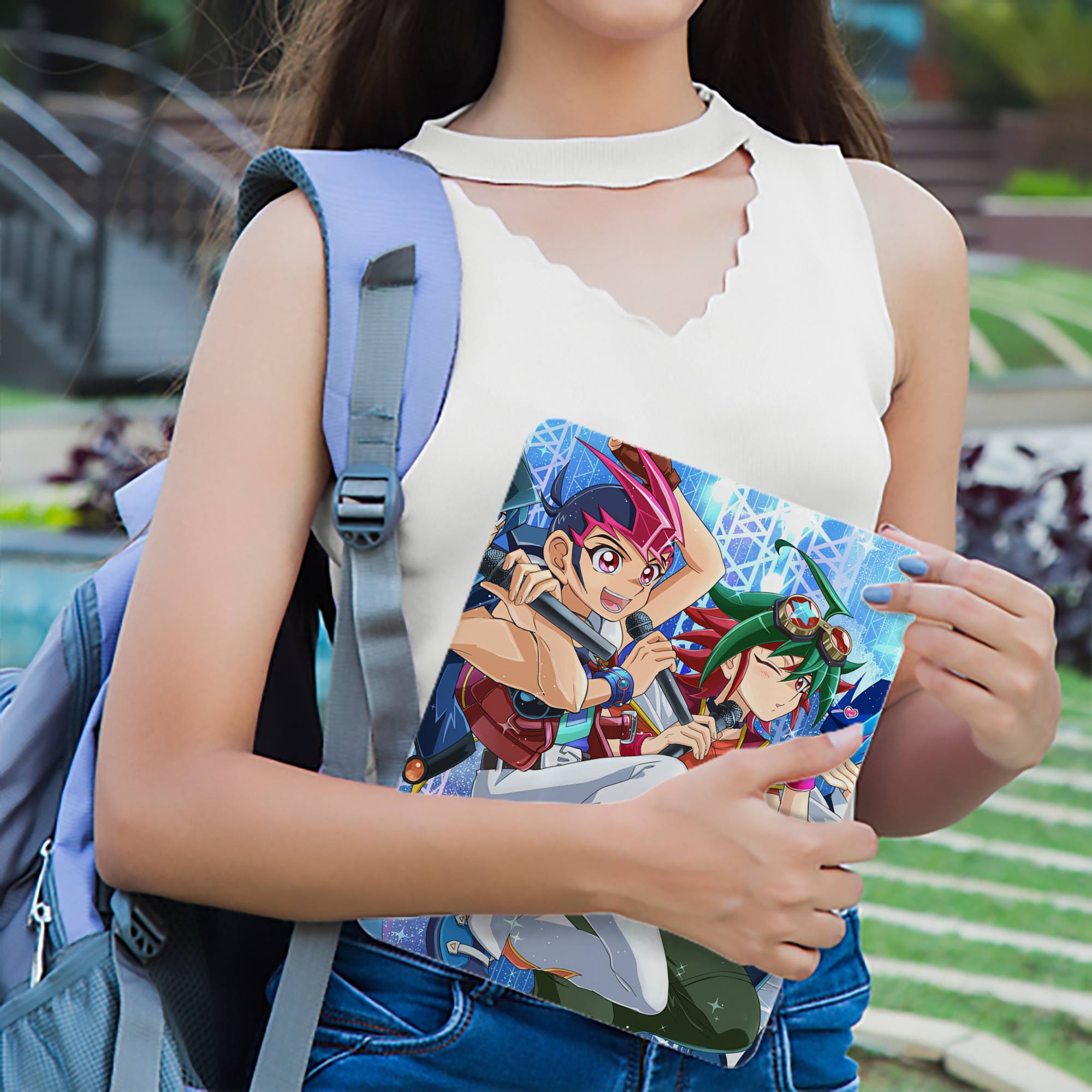 遊☆戯☆王 Yu-Gi-Oh! IPad ケース ブック型 PUレザー TPU 耐衝撃 軽量 薄型 ペン収納なし 全面保護 IPad 各モデル対応