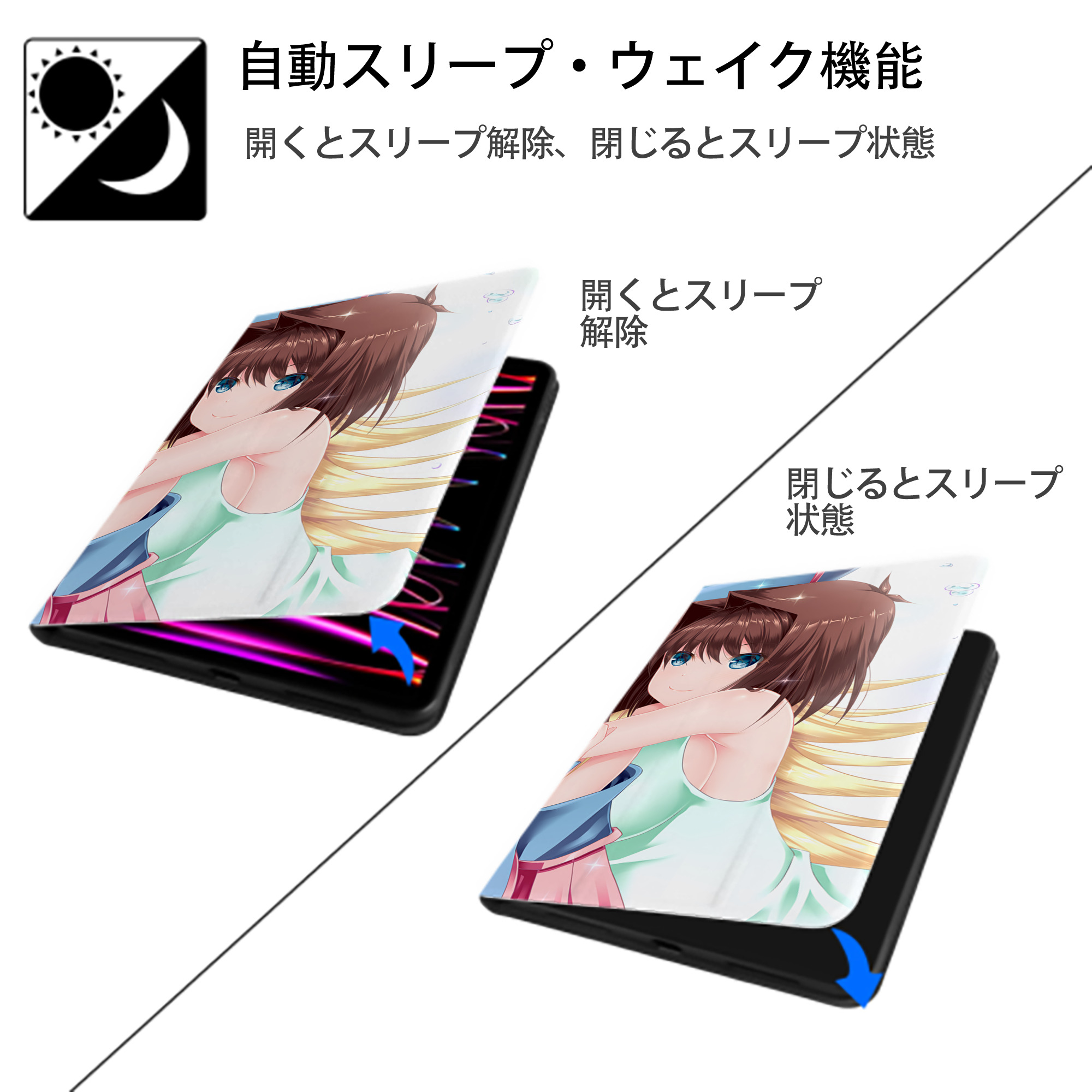遊☆戯☆王 Yu-Gi-Oh! IPad ケース ブック型 PUレザー TPU 耐衝撃 軽量 薄型 ペン収納なし 全面保護 IPad 各モデル対応
