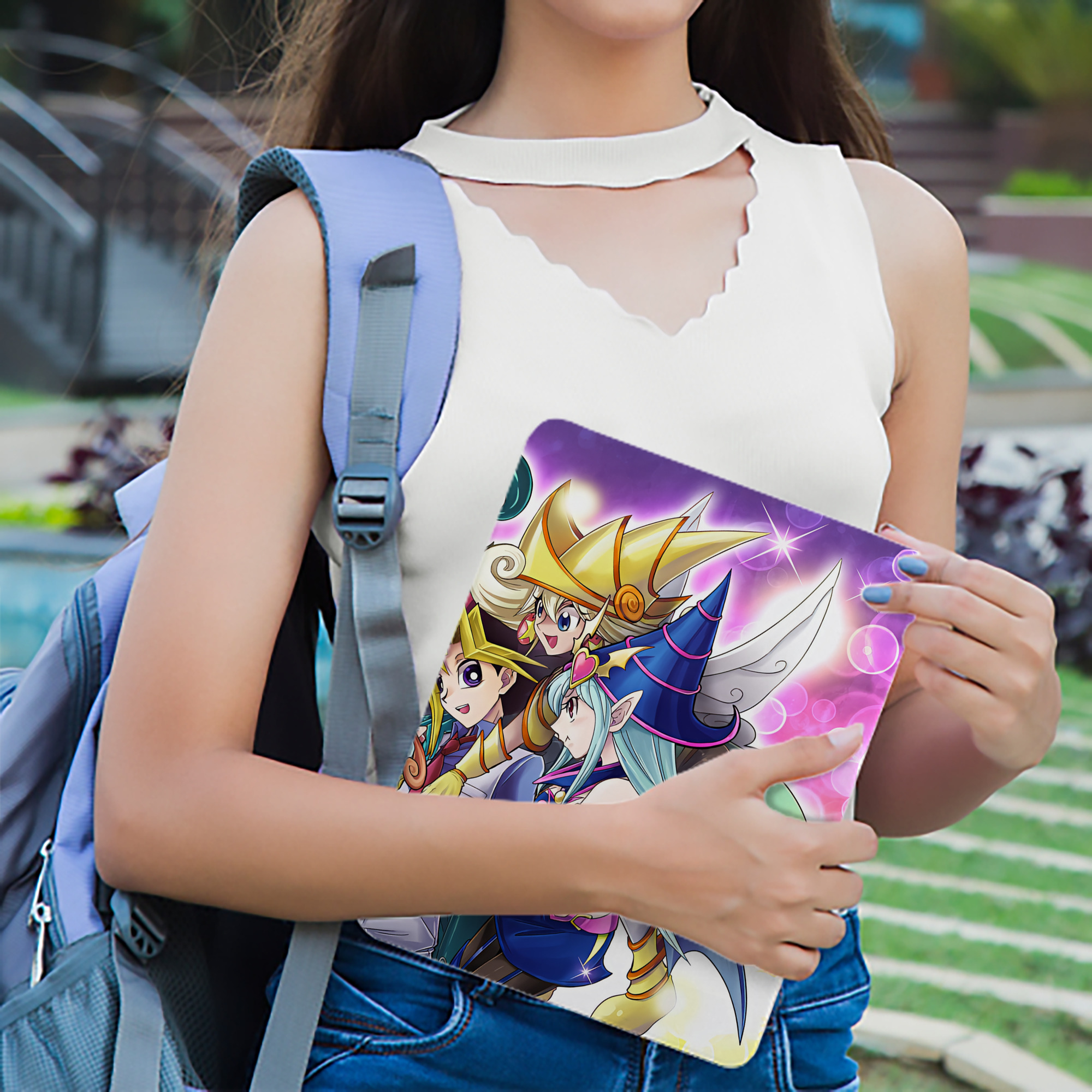 遊☆戯☆王 Yu-Gi-Oh! IPad ケース ブック型 PUレザー TPU 耐衝撃 軽量 薄型 ペン収納なし 全面保護 IPad 各モデル対応