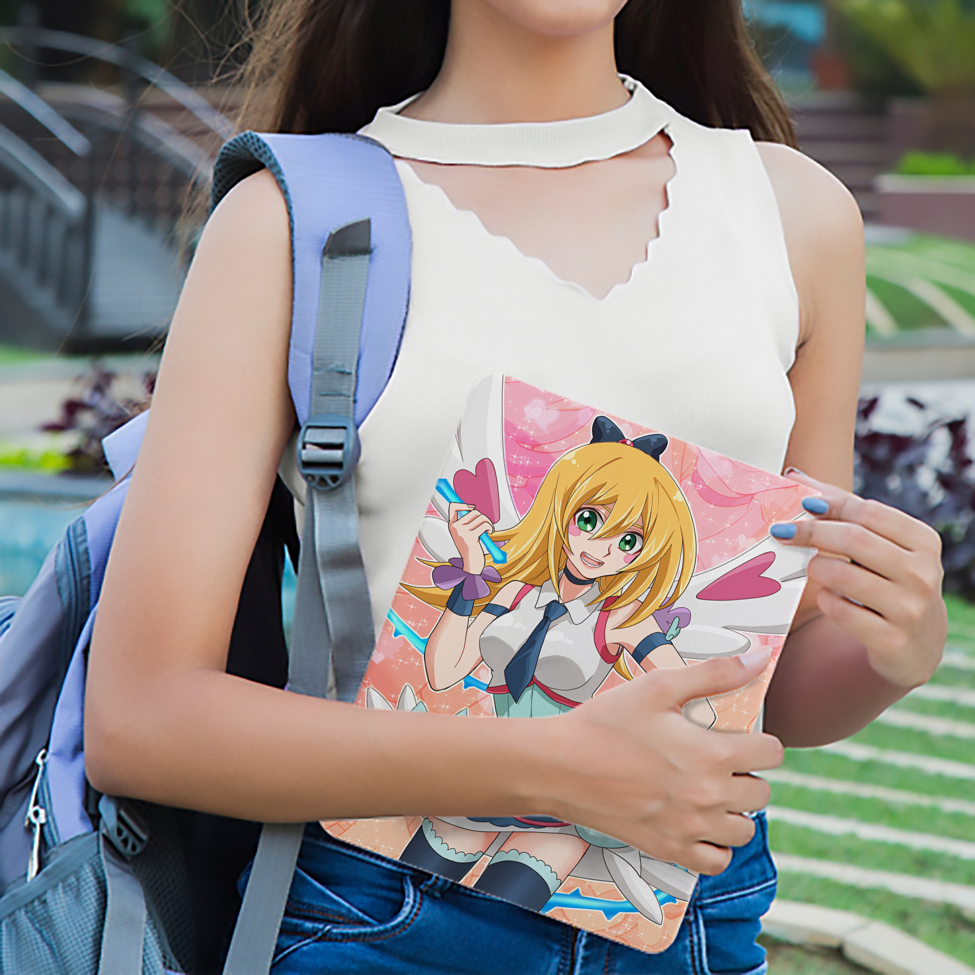 遊☆戯☆王 Yu-Gi-Oh! IPadケース ペンホルダー付き ブックスタイルデザイン
