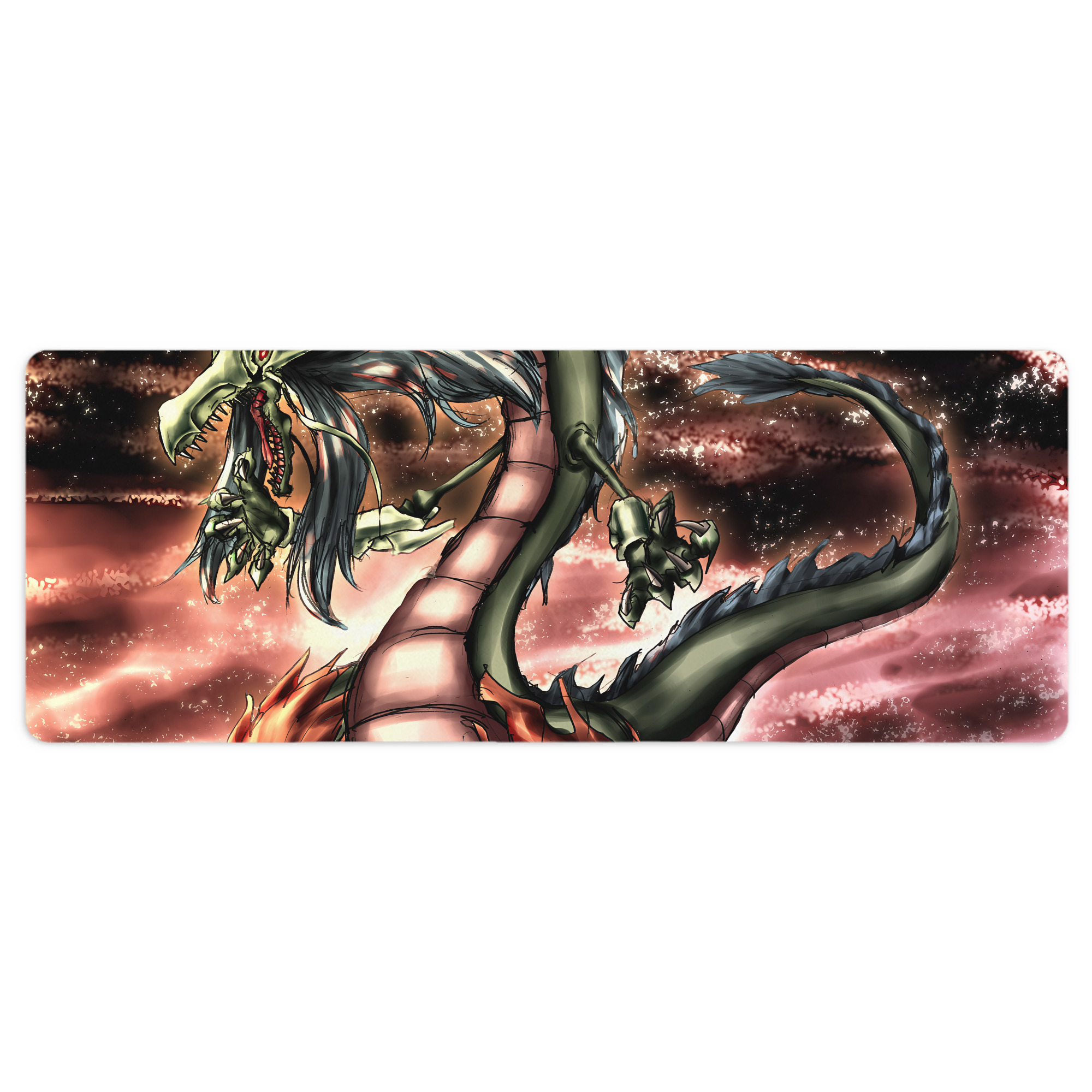 （画像用） 遊☆戯☆王 Yu-Gi-Oh! ステッチ加工 大判デスクマット／滑り止めマウスパッド