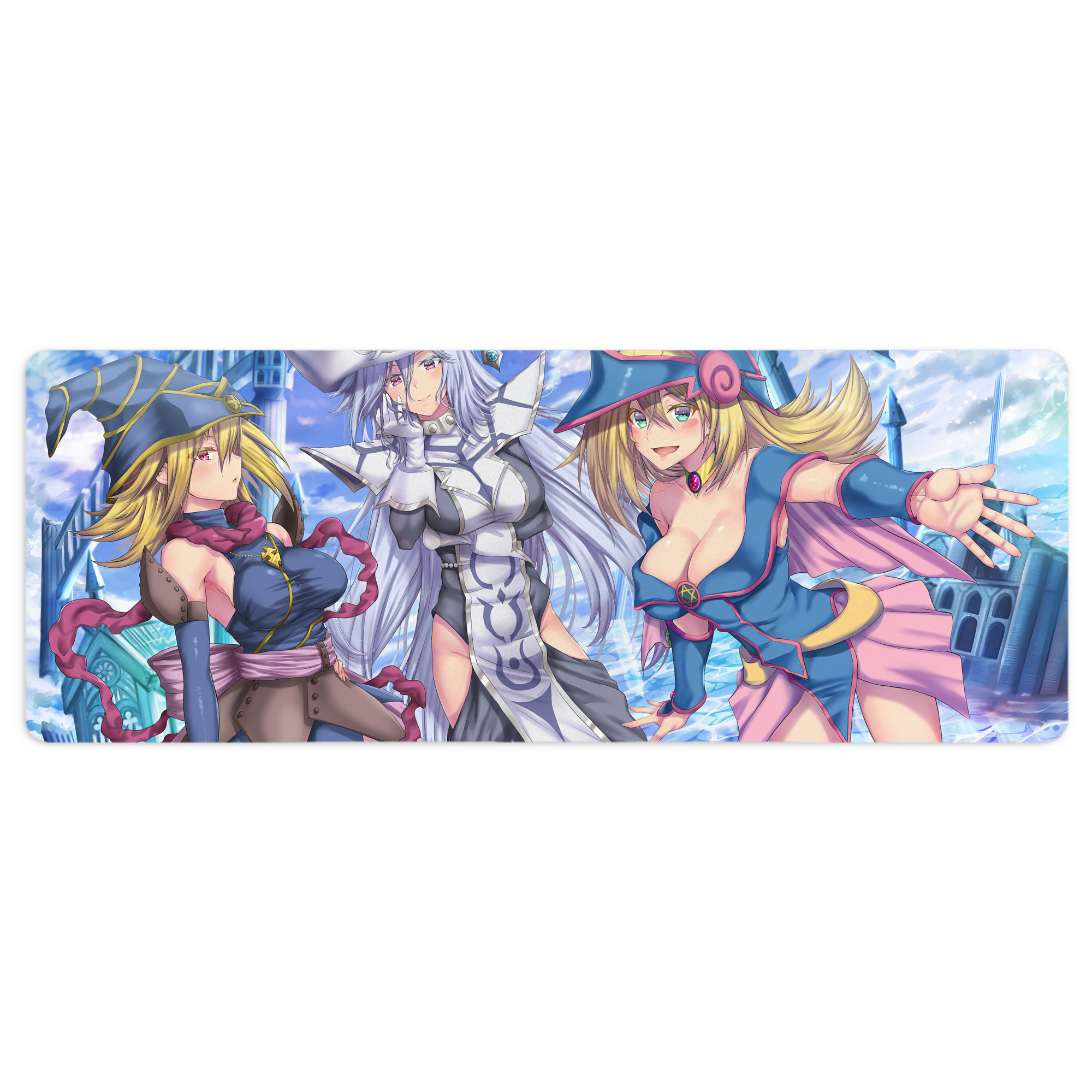 （画像用） 遊☆戯☆王 Yu-Gi-Oh! ステッチ加工 大判デスクマット／滑り止めマウスパッド