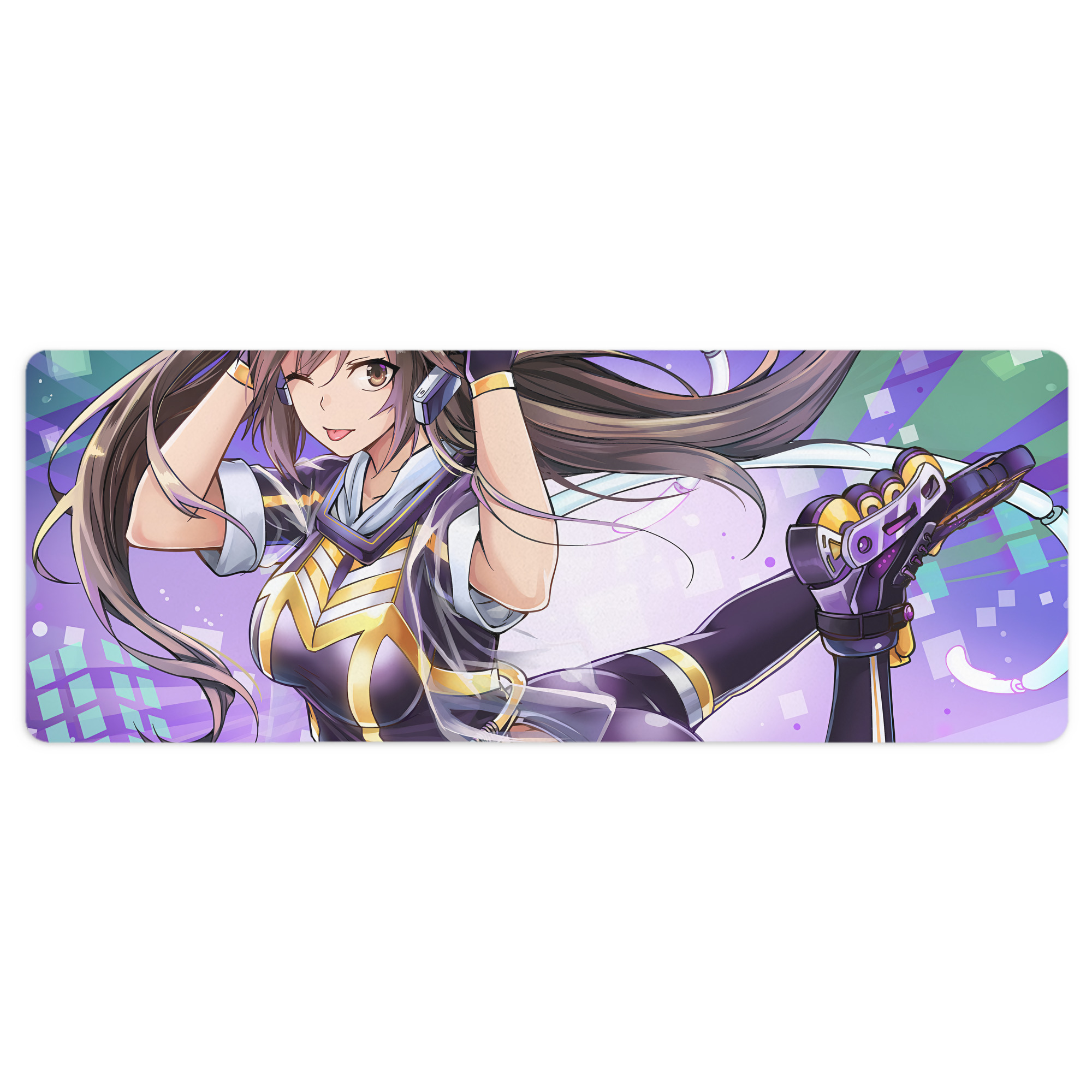 （画像用） 遊☆戯☆王 Yu-Gi-Oh! ステッチ加工 大判デスクマット／滑り止めマウスパッド