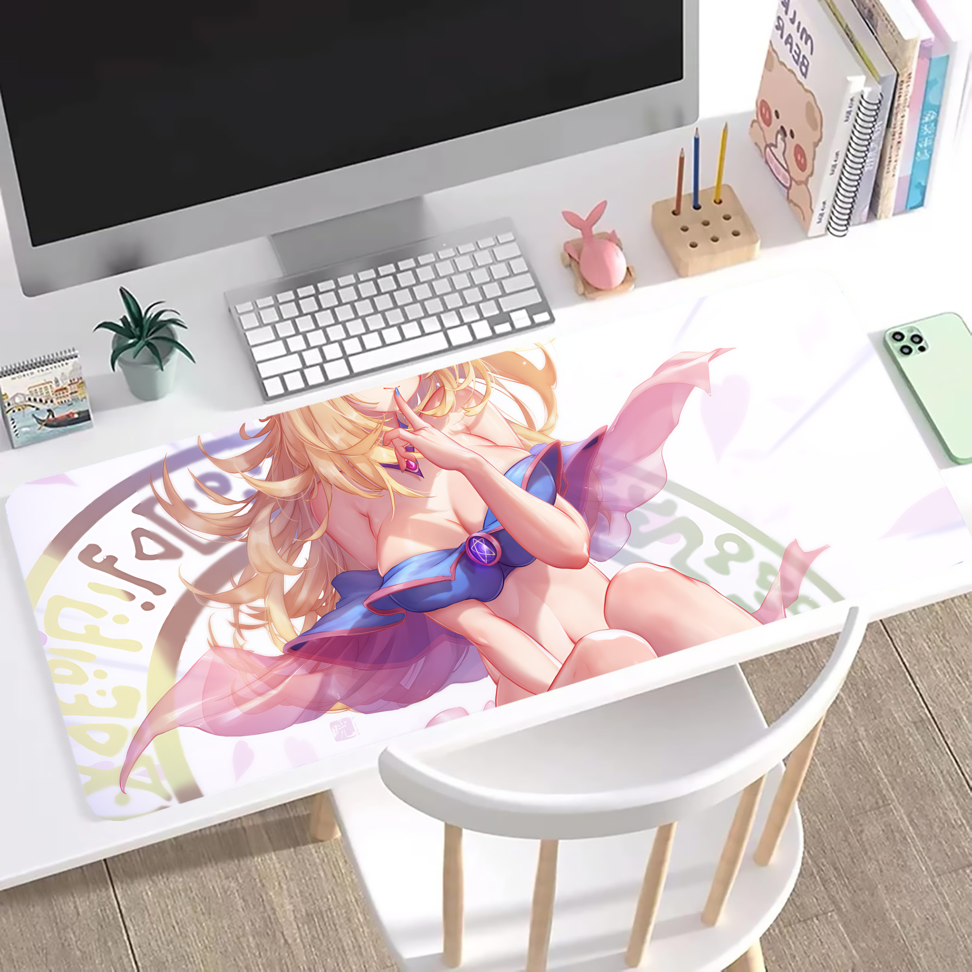 （画像用） 遊☆戯☆王 Yu-Gi-Oh! ステッチ加工 大判デスクマット／滑り止めマウスパッド