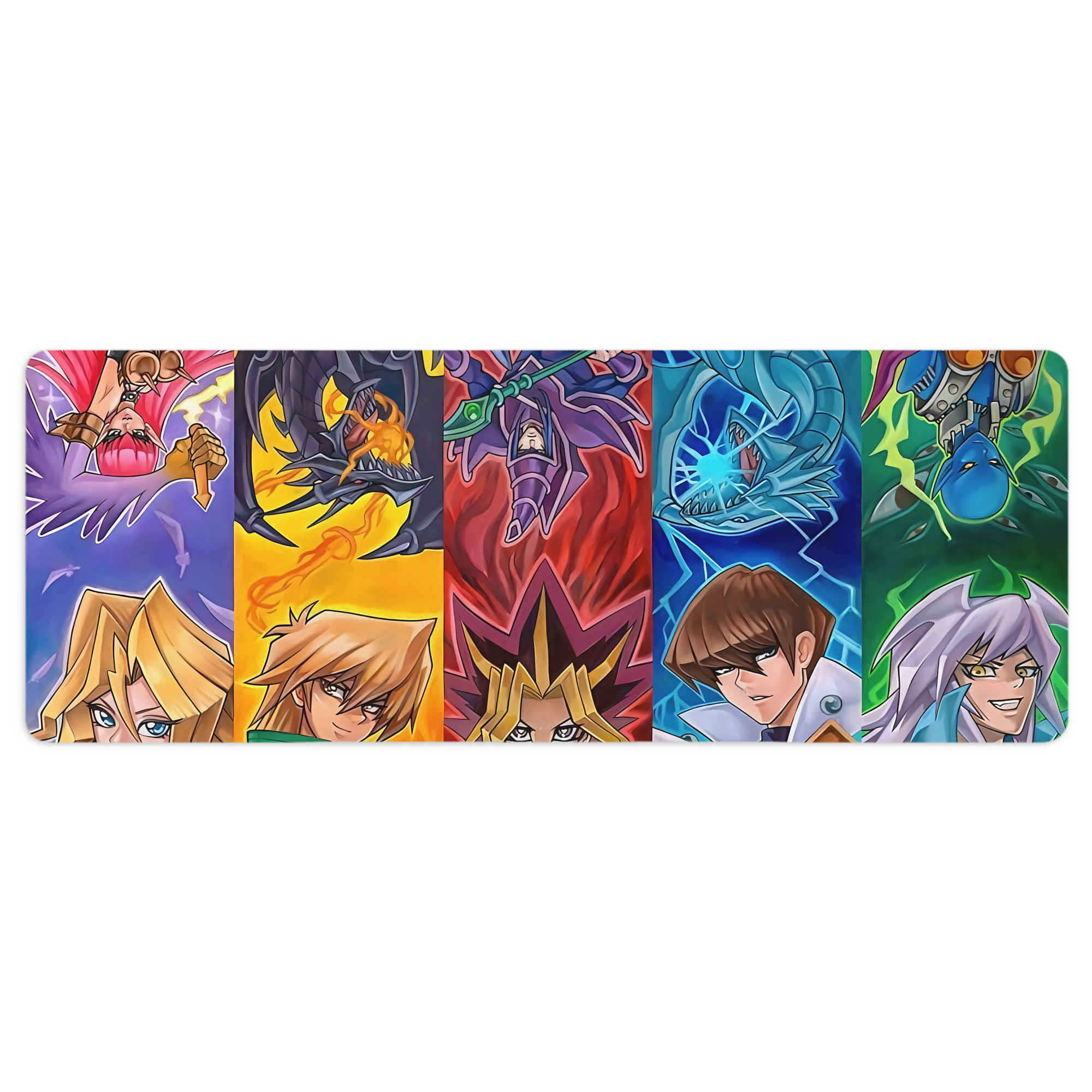 （画像用） 遊☆戯☆王 Yu-Gi-Oh! ステッチ加工 大判デスクマット／滑り止めマウスパッド