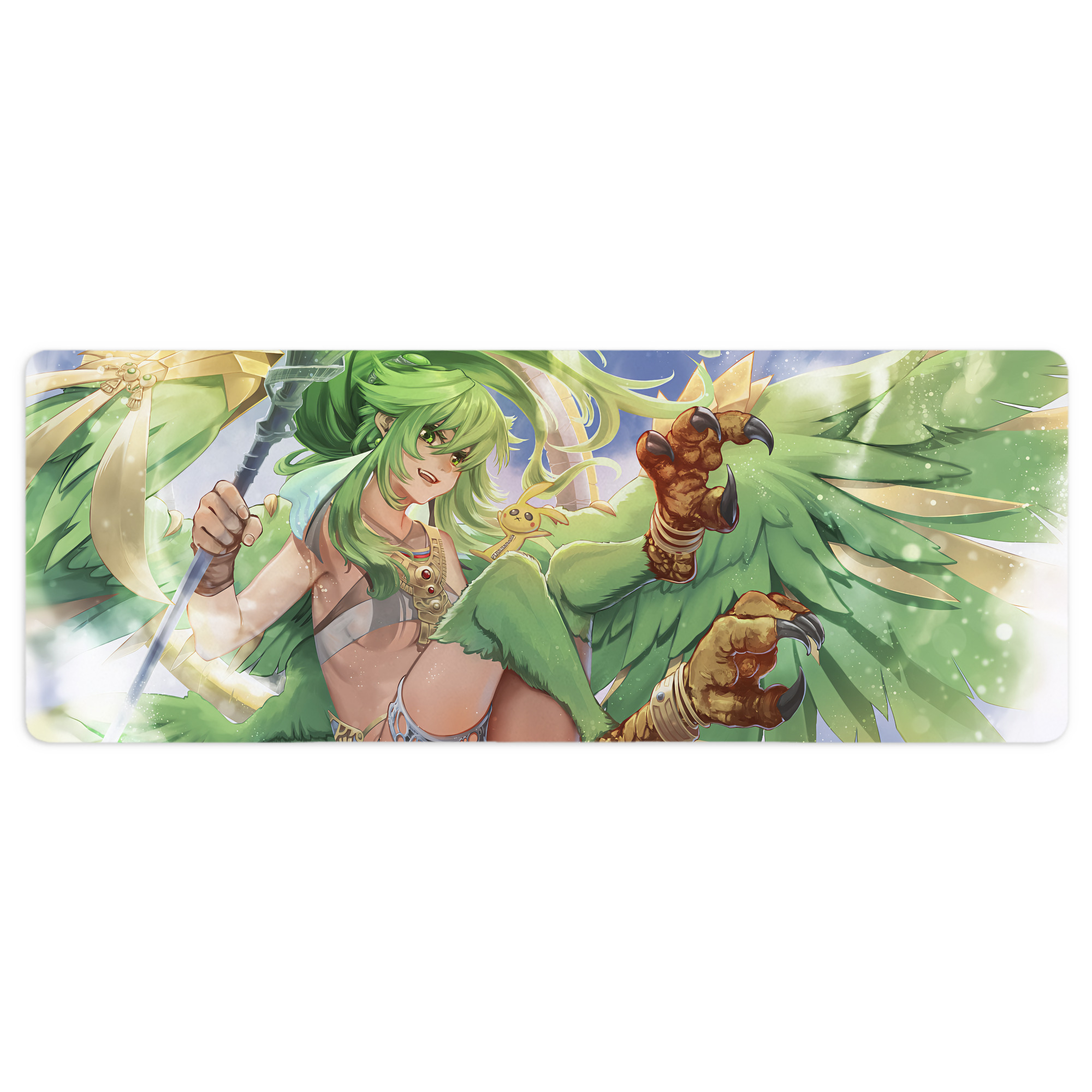 （画像用） 遊☆戯☆王 Yu-Gi-Oh! ステッチ加工 大判デスクマット／滑り止めマウスパッド