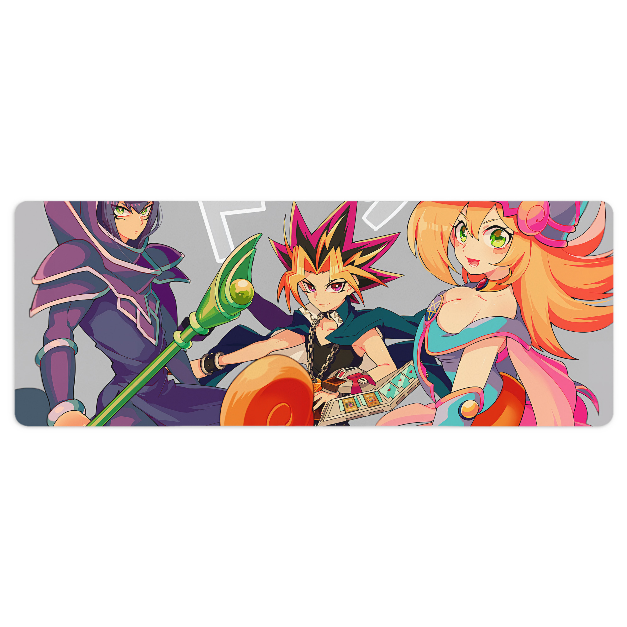 （画像用） 遊☆戯☆王 Yu-Gi-Oh! ステッチ加工 大判デスクマット／滑り止めマウスパッド