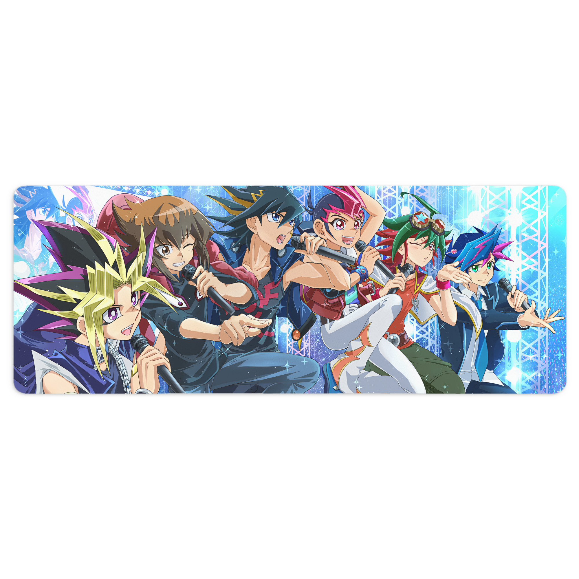 （画像用） 遊☆戯☆王 Yu-Gi-Oh! ステッチ加工 大判デスクマット／滑り止めマウスパッド