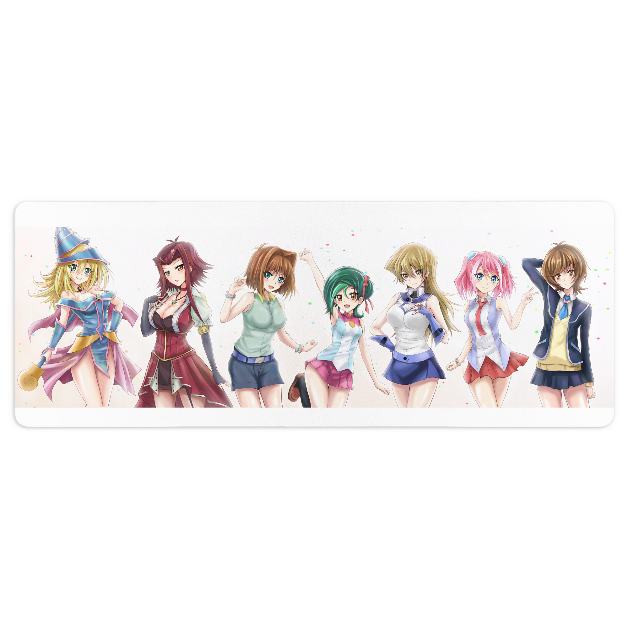（画像用） 遊☆戯☆王 Yu-Gi-Oh! ステッチ加工 大判デスクマット／滑り止めマウスパッド