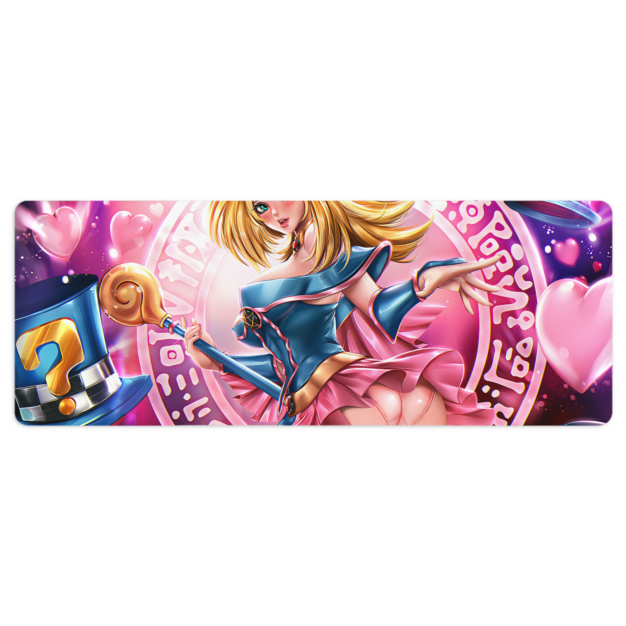 （画像用） 遊☆戯☆王 Yu-Gi-Oh! ステッチ加工 大判デスクマット／滑り止めマウスパッド
