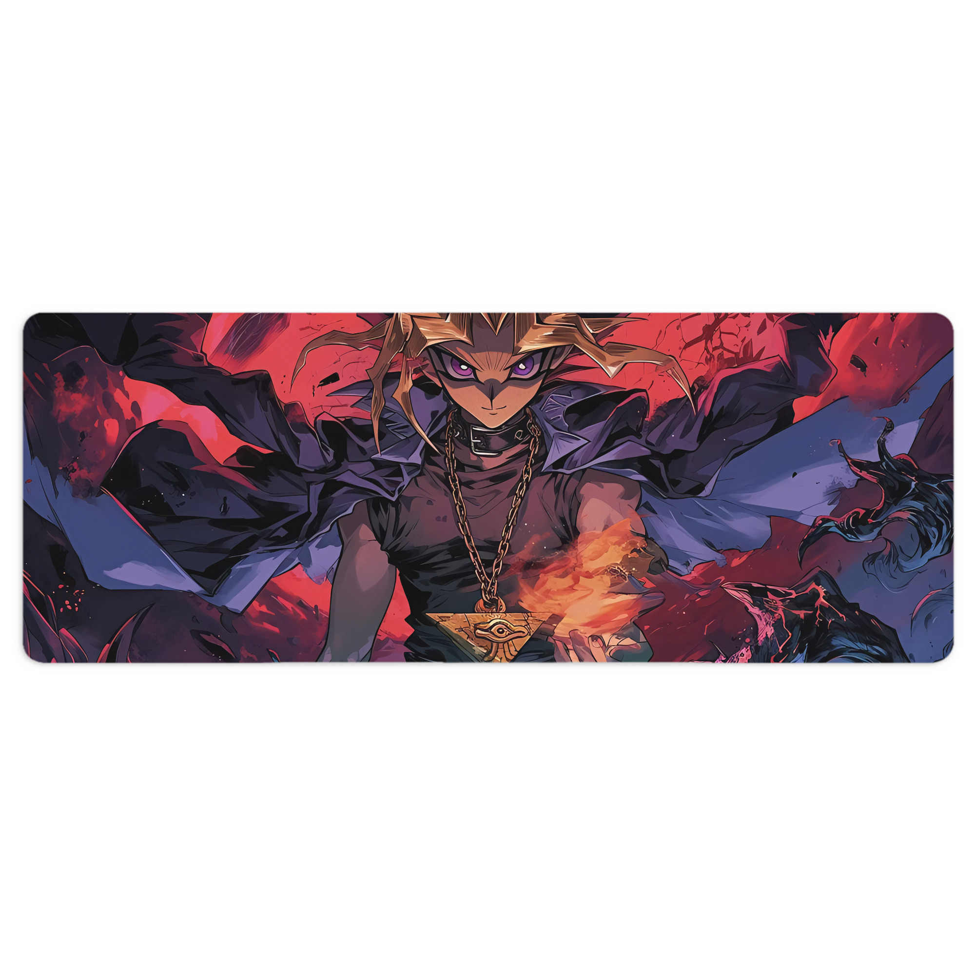 （画像用） 遊☆戯☆王 Yu-Gi-Oh! ステッチ加工 大判デスクマット／滑り止めマウスパッド