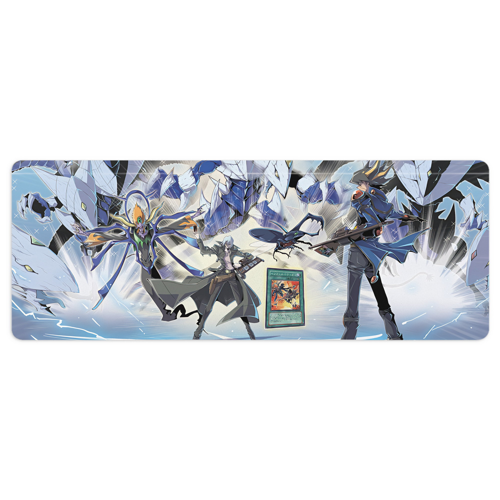 （画像用） 遊☆戯☆王 Yu-Gi-Oh! ステッチ加工 大判デスクマット／滑り止めマウスパッド