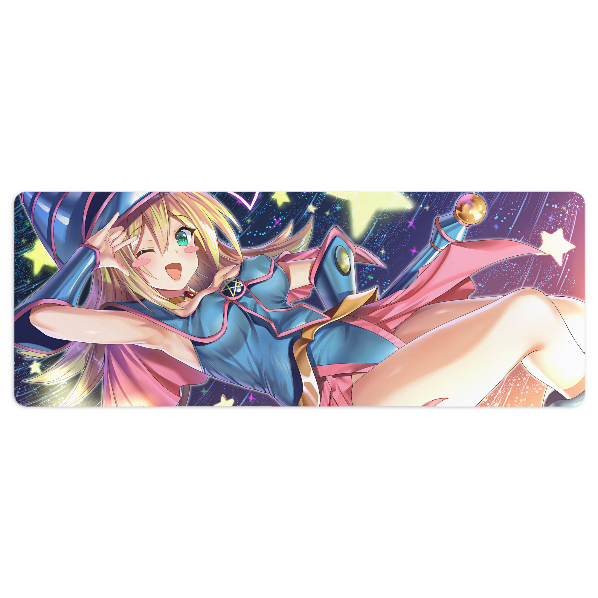 （画像用） 遊☆戯☆王 Yu-Gi-Oh! ステッチ加工 大判デスクマット／滑り止めマウスパッド