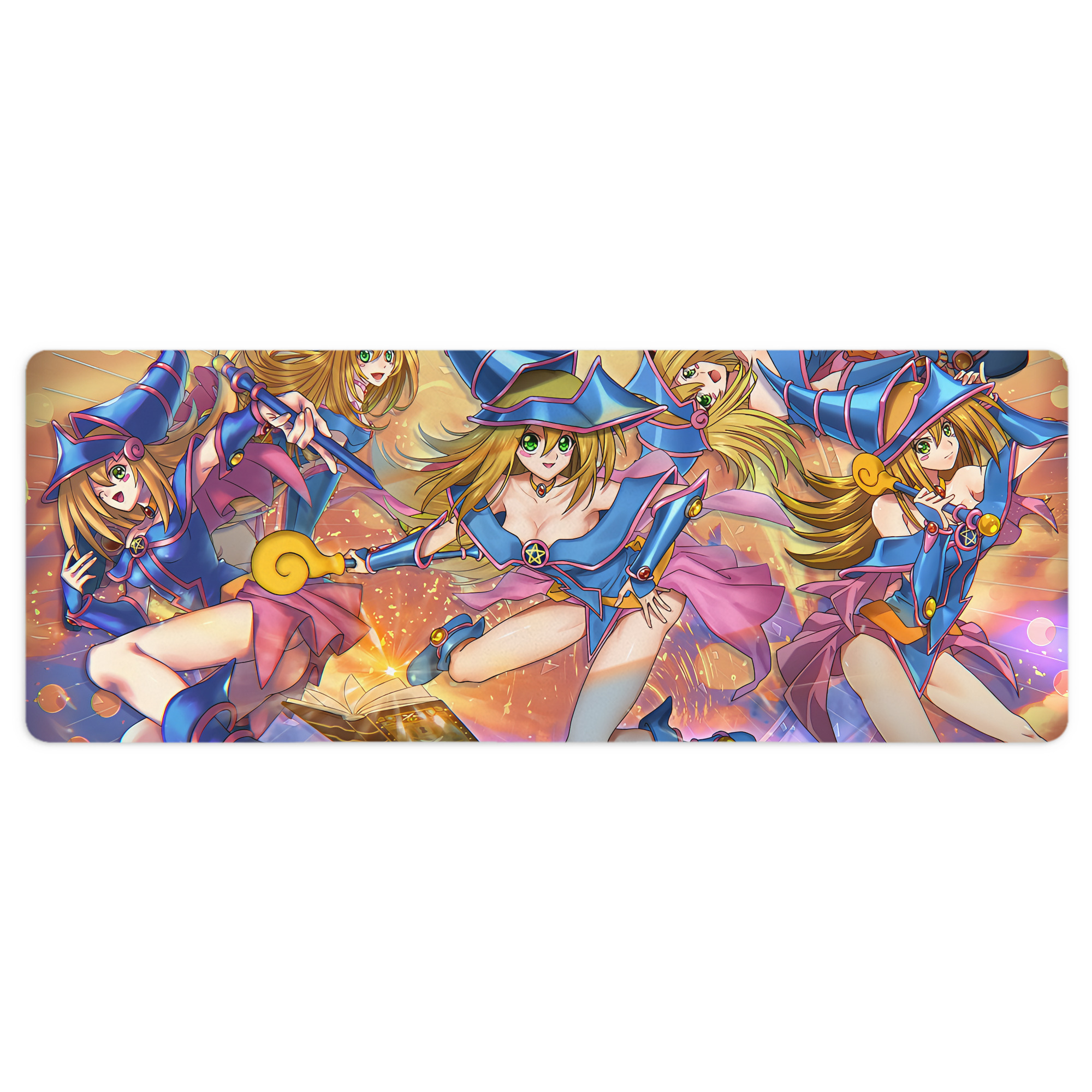 （画像用） 遊☆戯☆王 Yu-Gi-Oh! ステッチ加工 大判デスクマット／滑り止めマウスパッド
