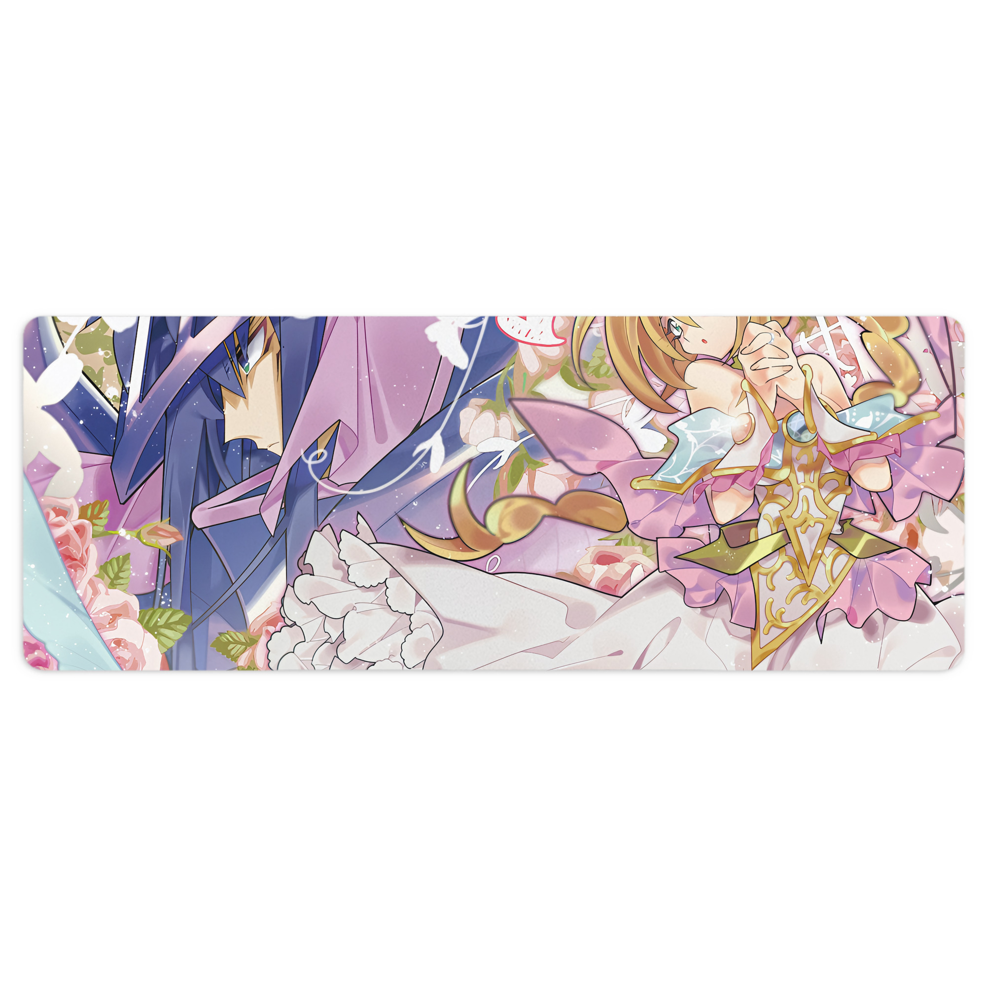 （画像用） 遊☆戯☆王 Yu-Gi-Oh! ステッチ加工 大判デスクマット／滑り止めマウスパッド