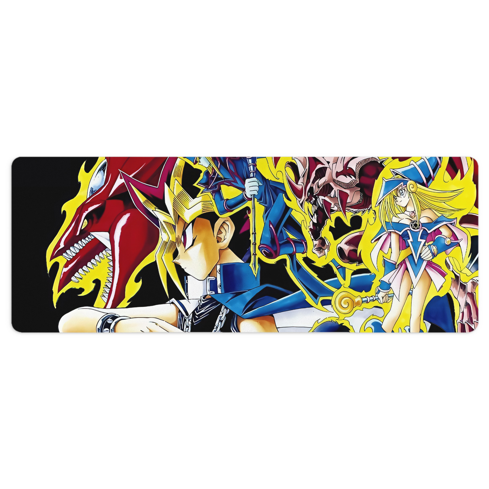 （画像用） 遊☆戯☆王 Yu-Gi-Oh! ステッチ加工 大判デスクマット／滑り止めマウスパッド