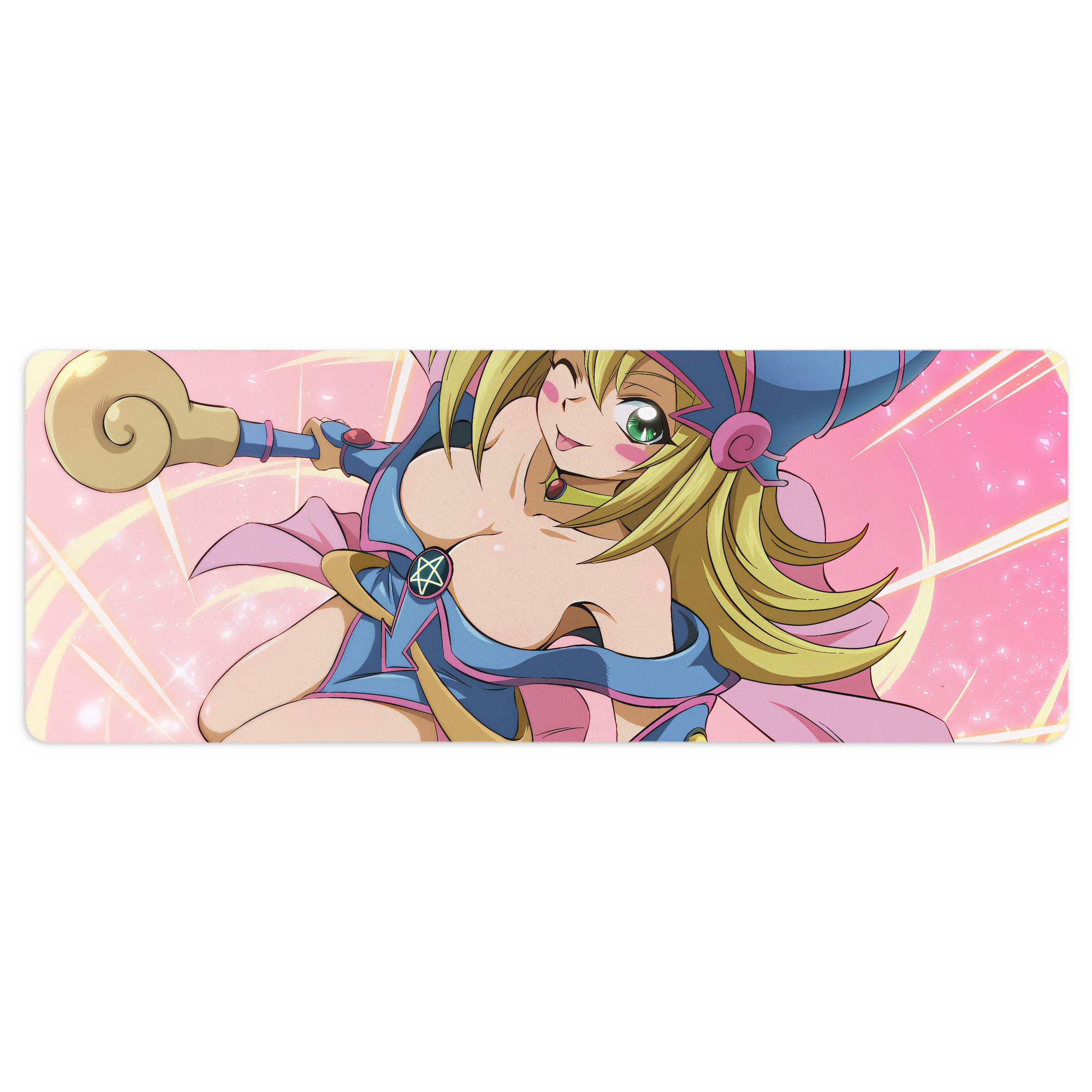 （画像用） 遊☆戯☆王 Yu-Gi-Oh! ステッチ加工 大判デスクマット／滑り止めマウスパッド
