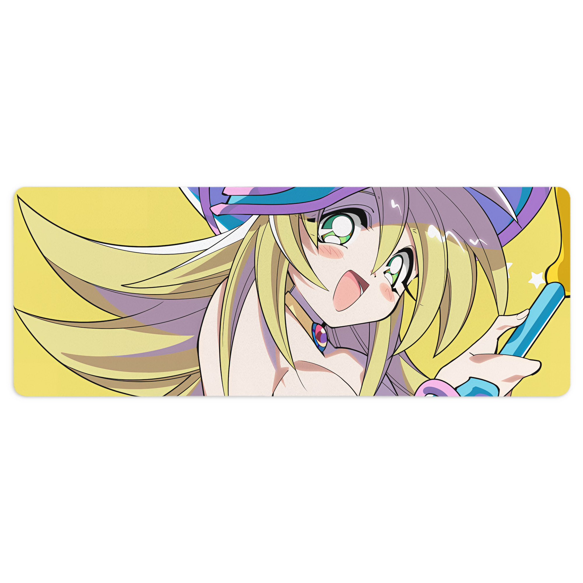 （画像用） 遊☆戯☆王 Yu-Gi-Oh! ステッチ加工 大判デスクマット／滑り止めマウスパッド