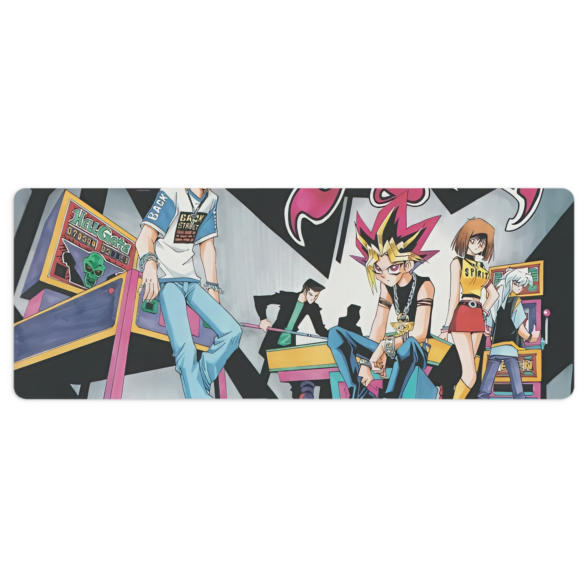 （画像用） 遊☆戯☆王 Yu-Gi-Oh! ステッチ加工 大判デスクマット／滑り止めマウスパッド