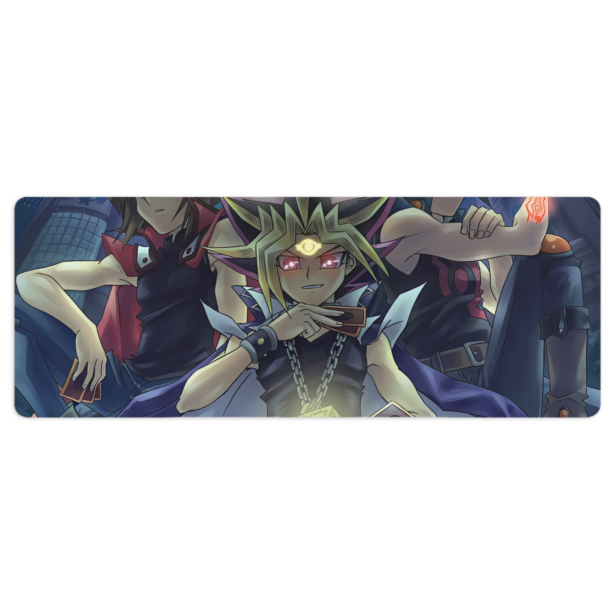 （画像用） 遊☆戯☆王 Yu-Gi-Oh! ステッチ加工 大判デスクマット／滑り止めマウスパッド