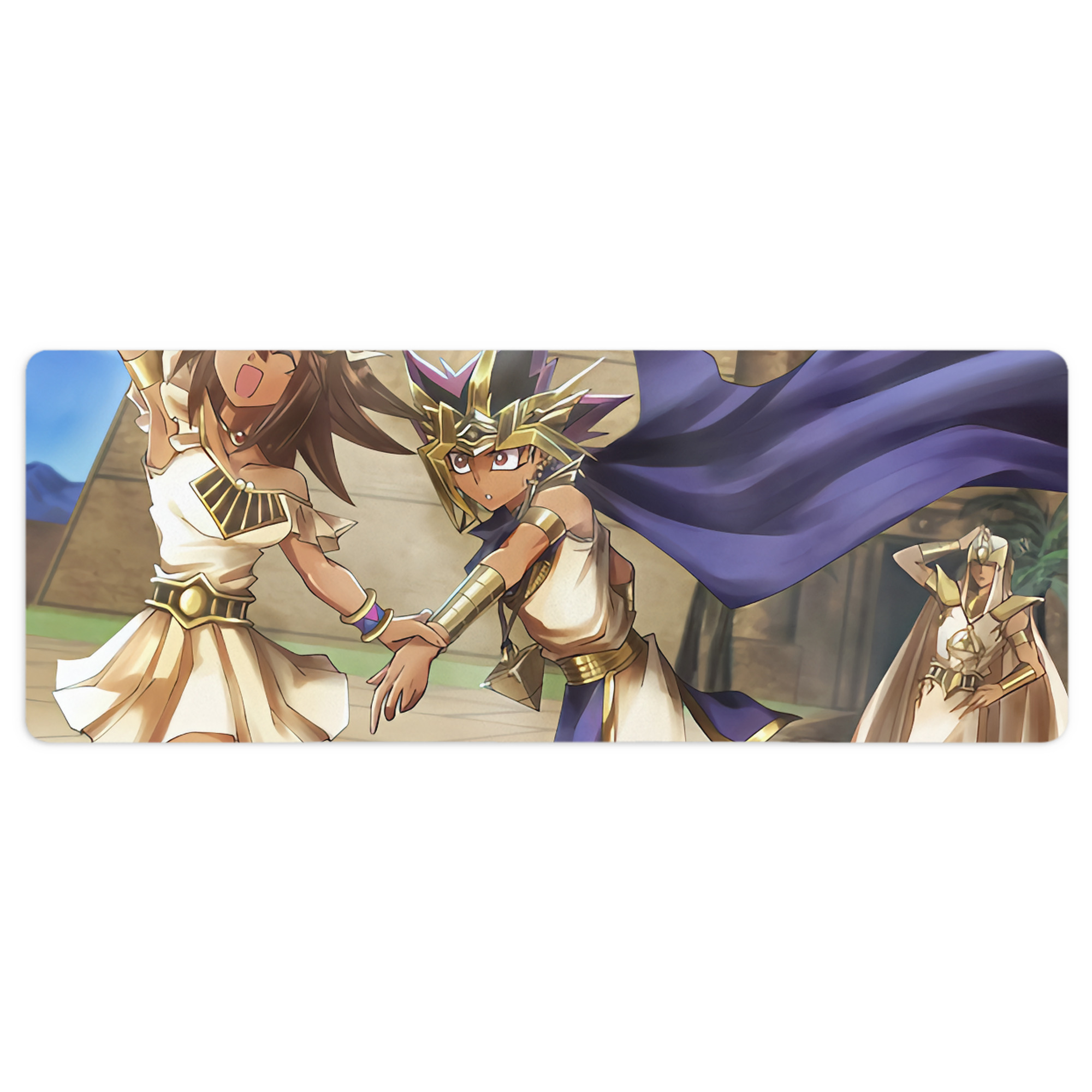 （画像用） 遊☆戯☆王 Yu-Gi-Oh! ステッチ加工 大判デスクマット／滑り止めマウスパッド