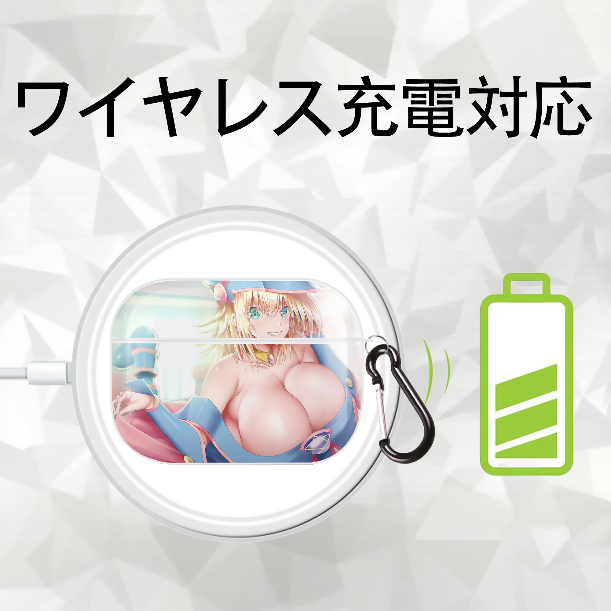 遊☆戯☆王 Yu-Gi-Oh! 【AirPods Pro用】ハードシェル保護ケース 耐衝撃・防指紋・カラビナ付き商品仕様
