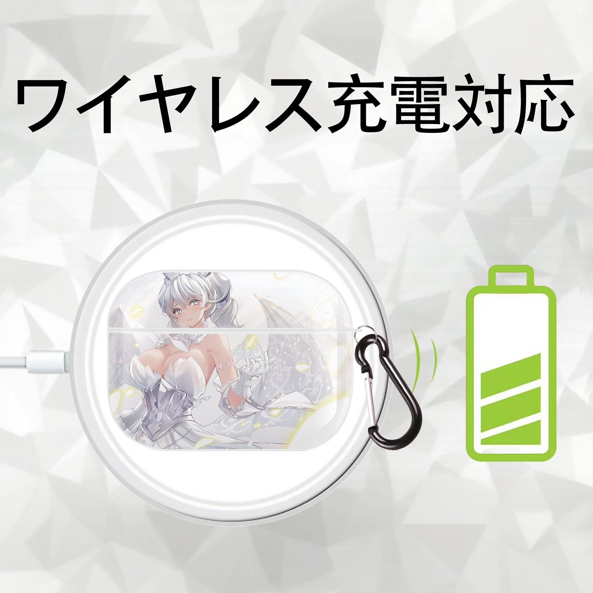 遊☆戯☆王 Yu-Gi-Oh! 【AirPods Pro用】ハードシェル保護ケース 耐衝撃・防指紋・カラビナ付き商品仕様