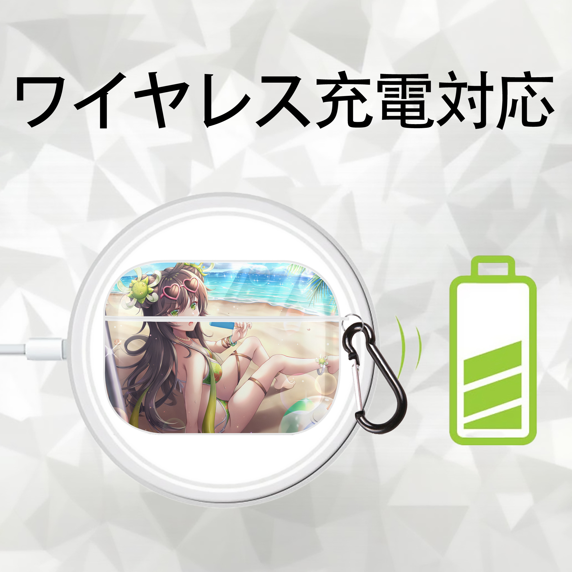 遊☆戯☆王 Yu-Gi-Oh! 【AirPods Pro用】ハードシェル保護ケース 耐衝撃・防指紋・カラビナ付き商品仕様